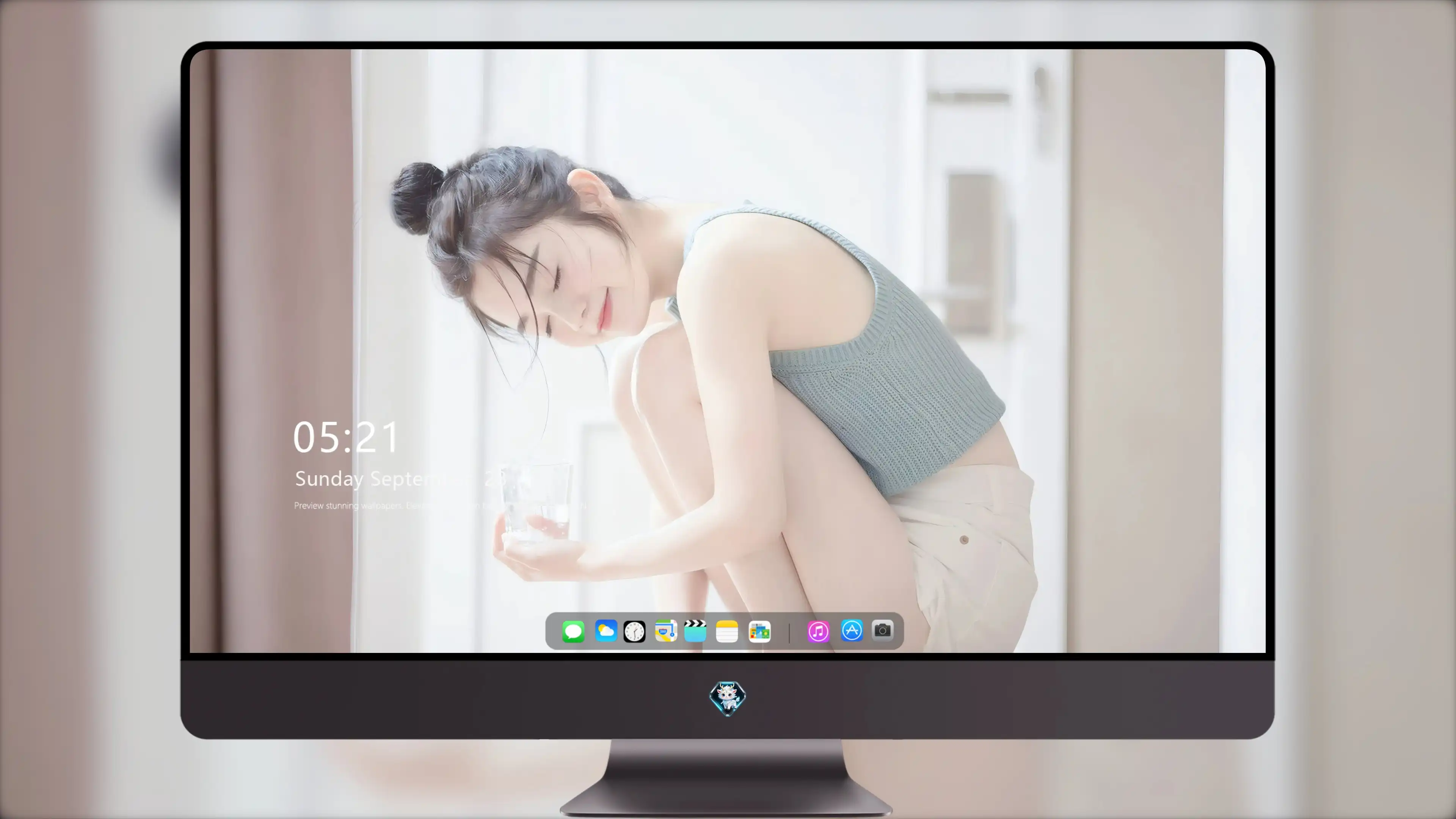 容貌绝美的 中国美女 面部特写摄影 4K高清图片 手机壁纸