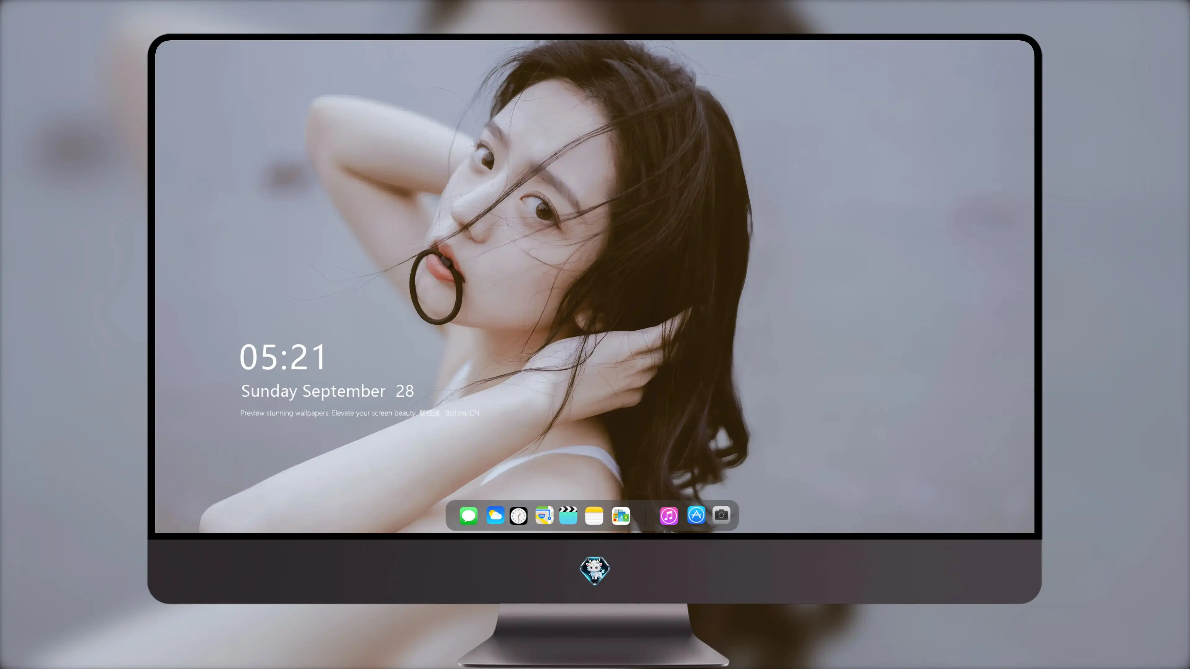 五官精致的 国产美女 高清脸部写真 超清晰4K 桌面锁屏