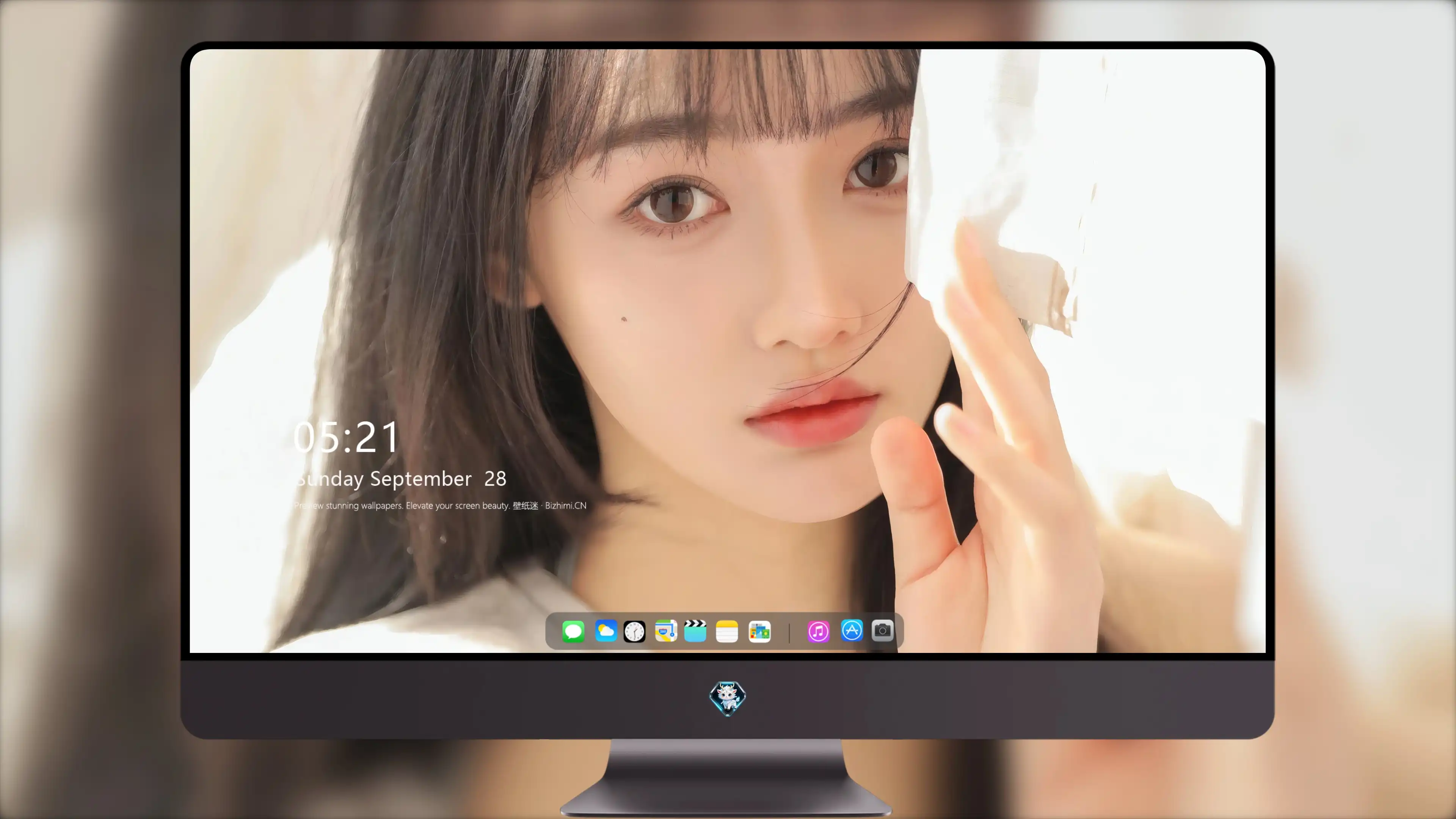 容貌绝美的 中国美女 面部特写摄影 4K高清图片 手机壁纸