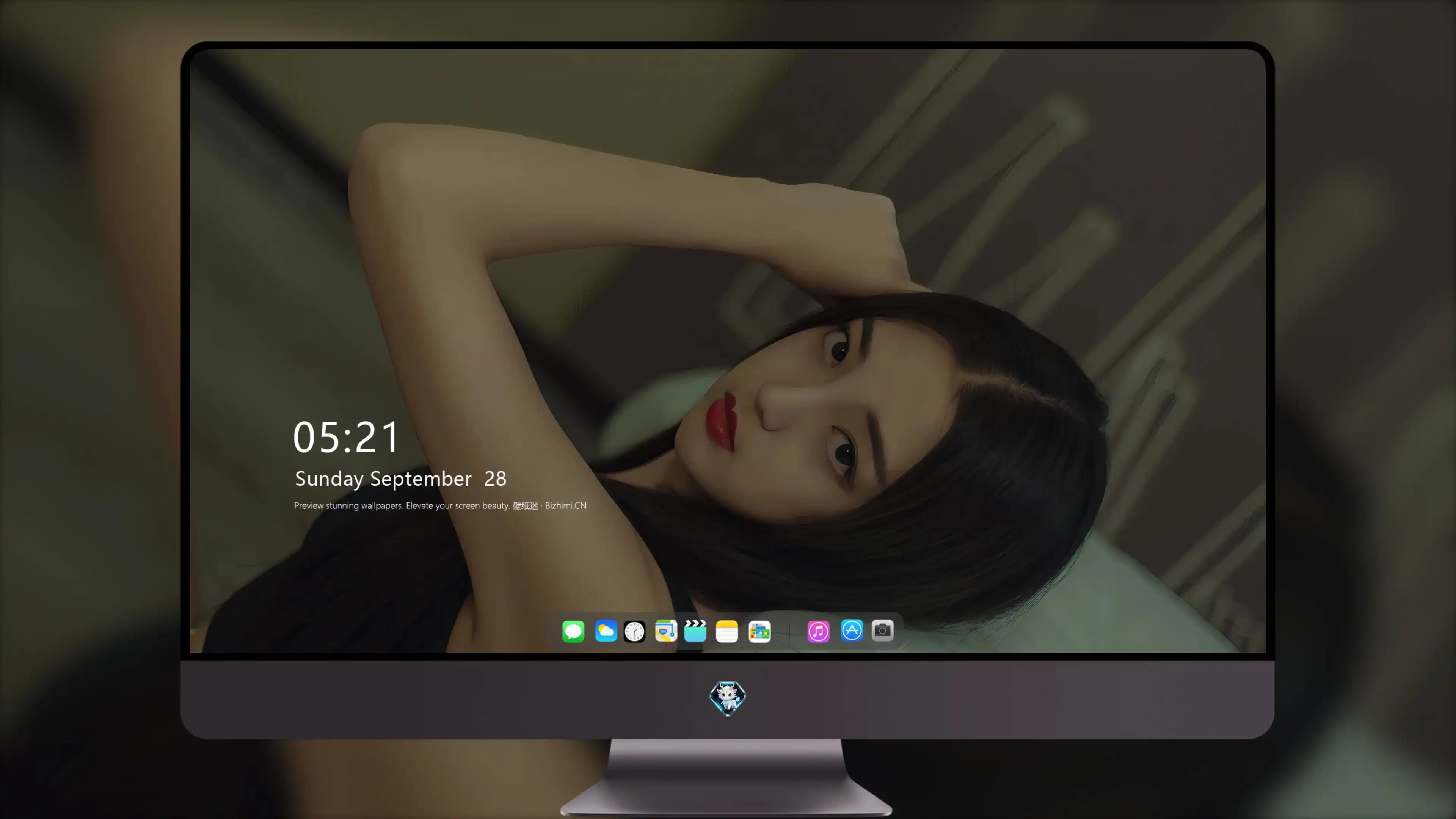 面容姣好的 中国佳人 面部高清摄影 4K极致清晰  PC屏保