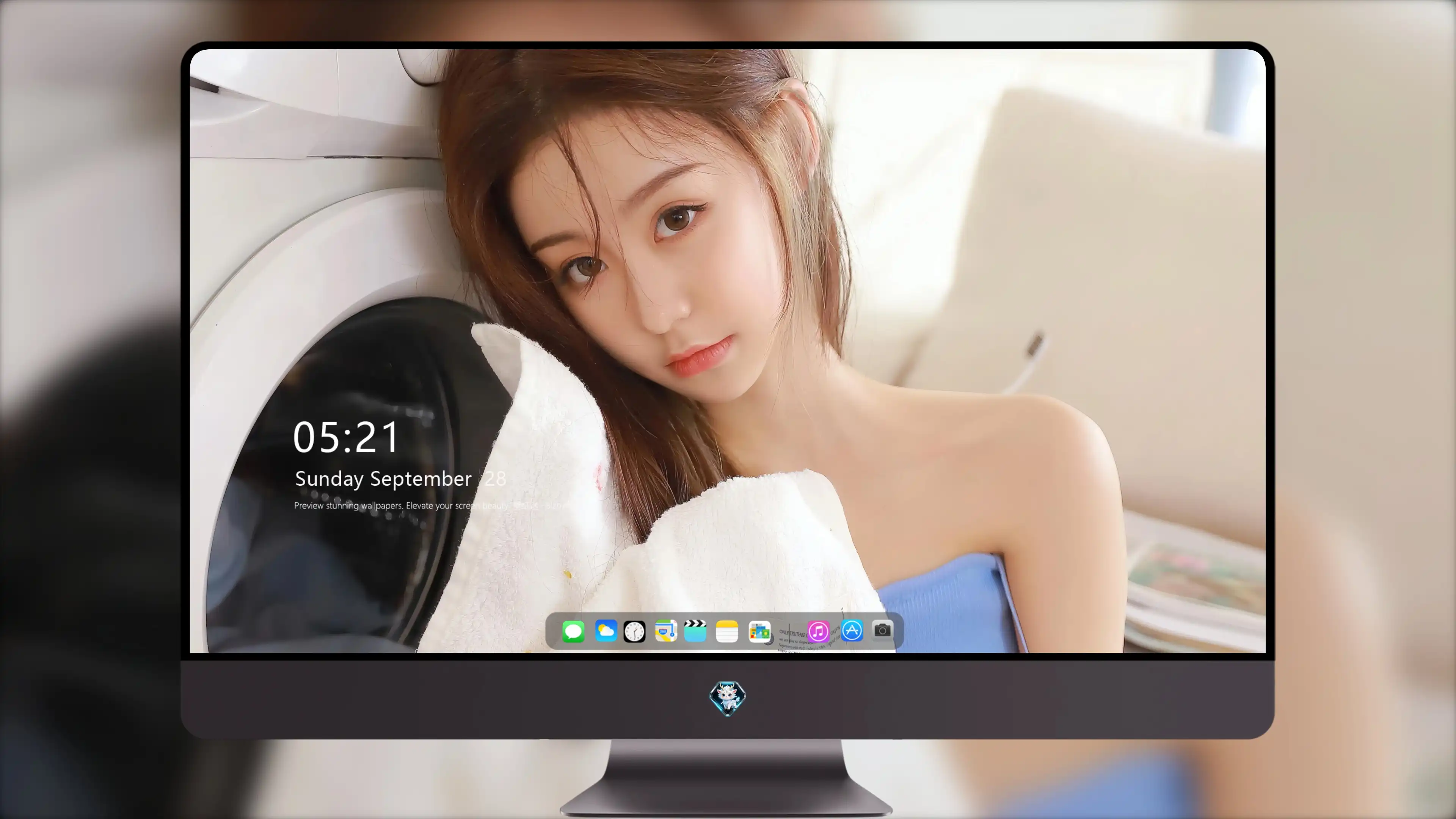 容貌绝美的 中国美女 面部特写摄影 4K高清图片 手机壁纸
