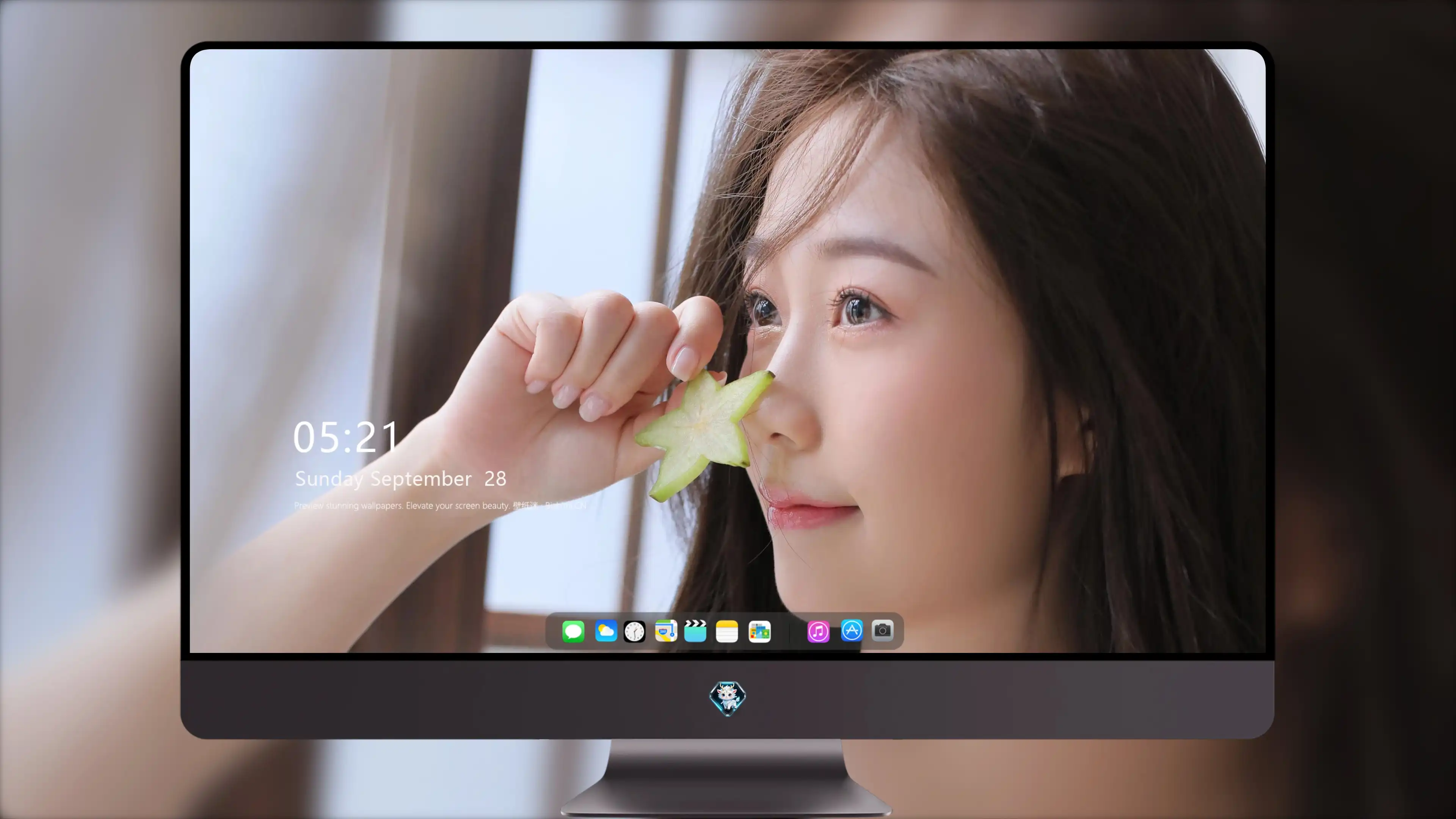 容貌绝美的 中国美女 面部特写摄影 4K高清图片 手机壁纸