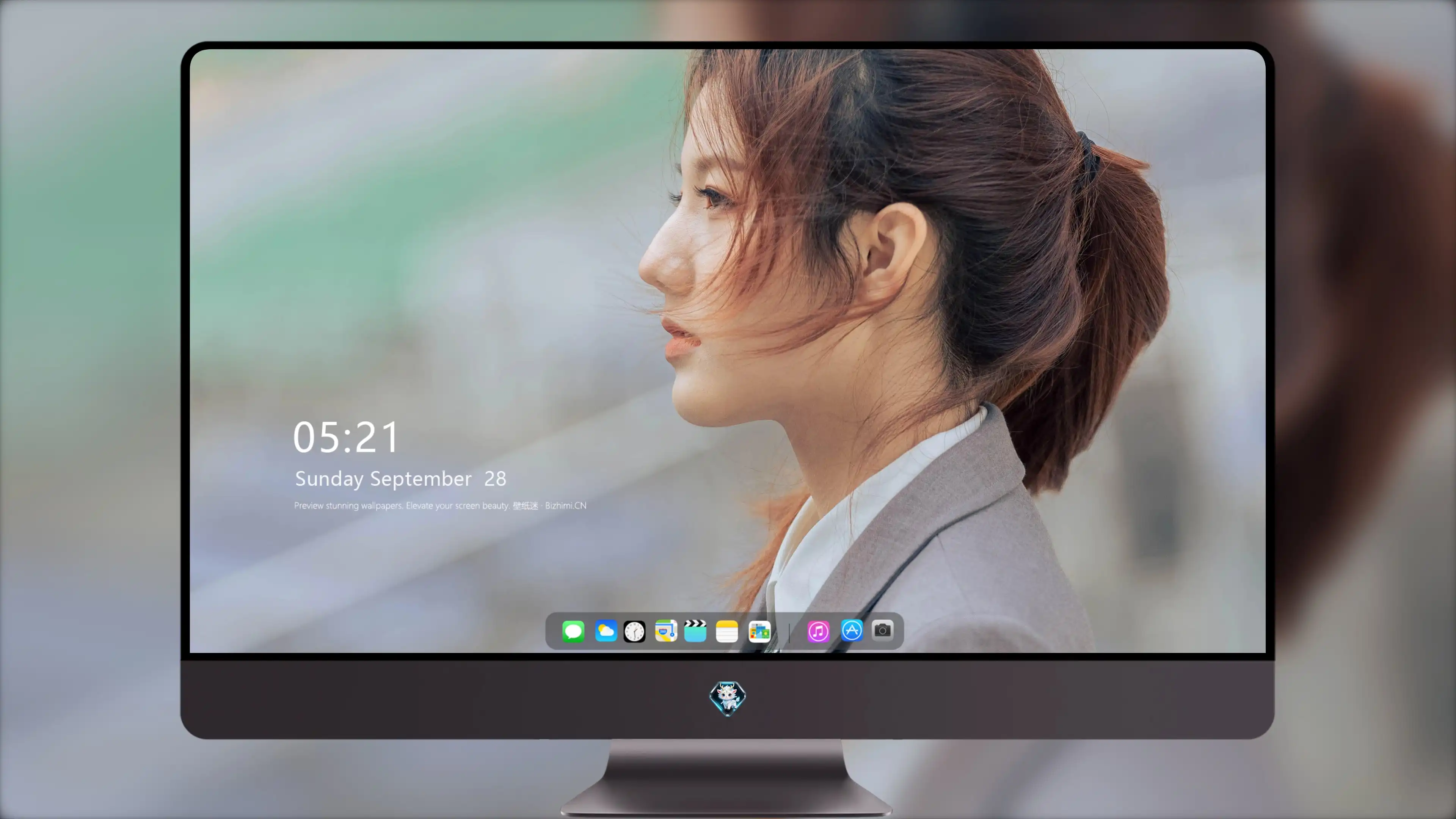 面容姣好的 中国佳人 面部高清摄影 4K极致清晰  PC屏保