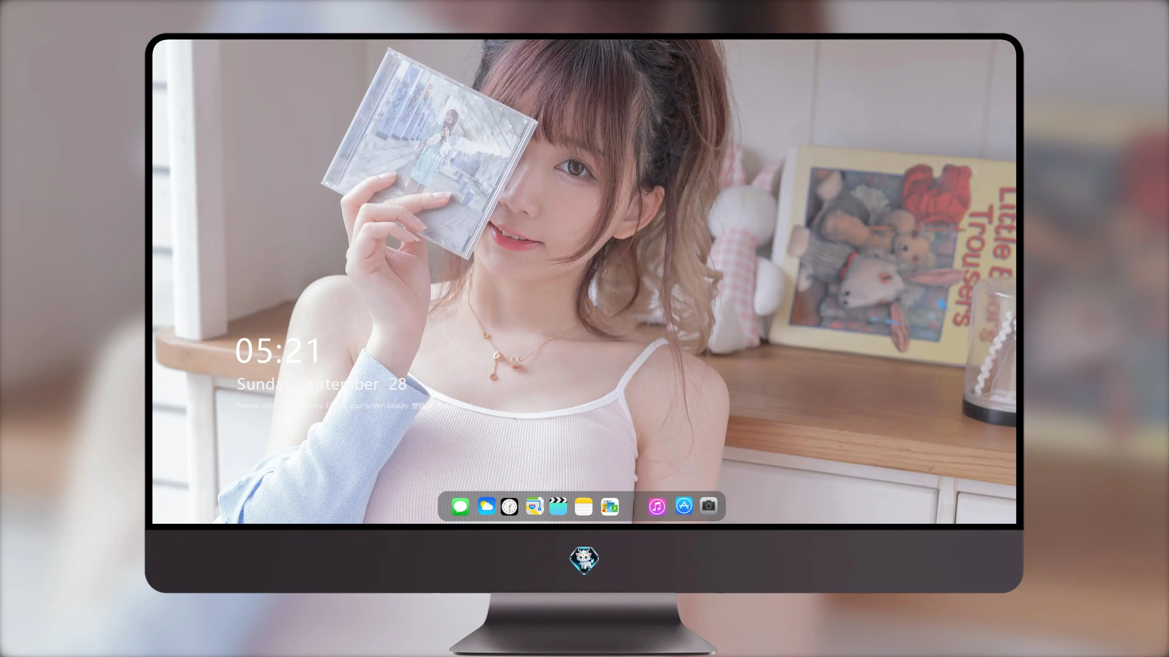 颜值出众的 国内佳丽 特写人像 4K高品质 锁屏图片