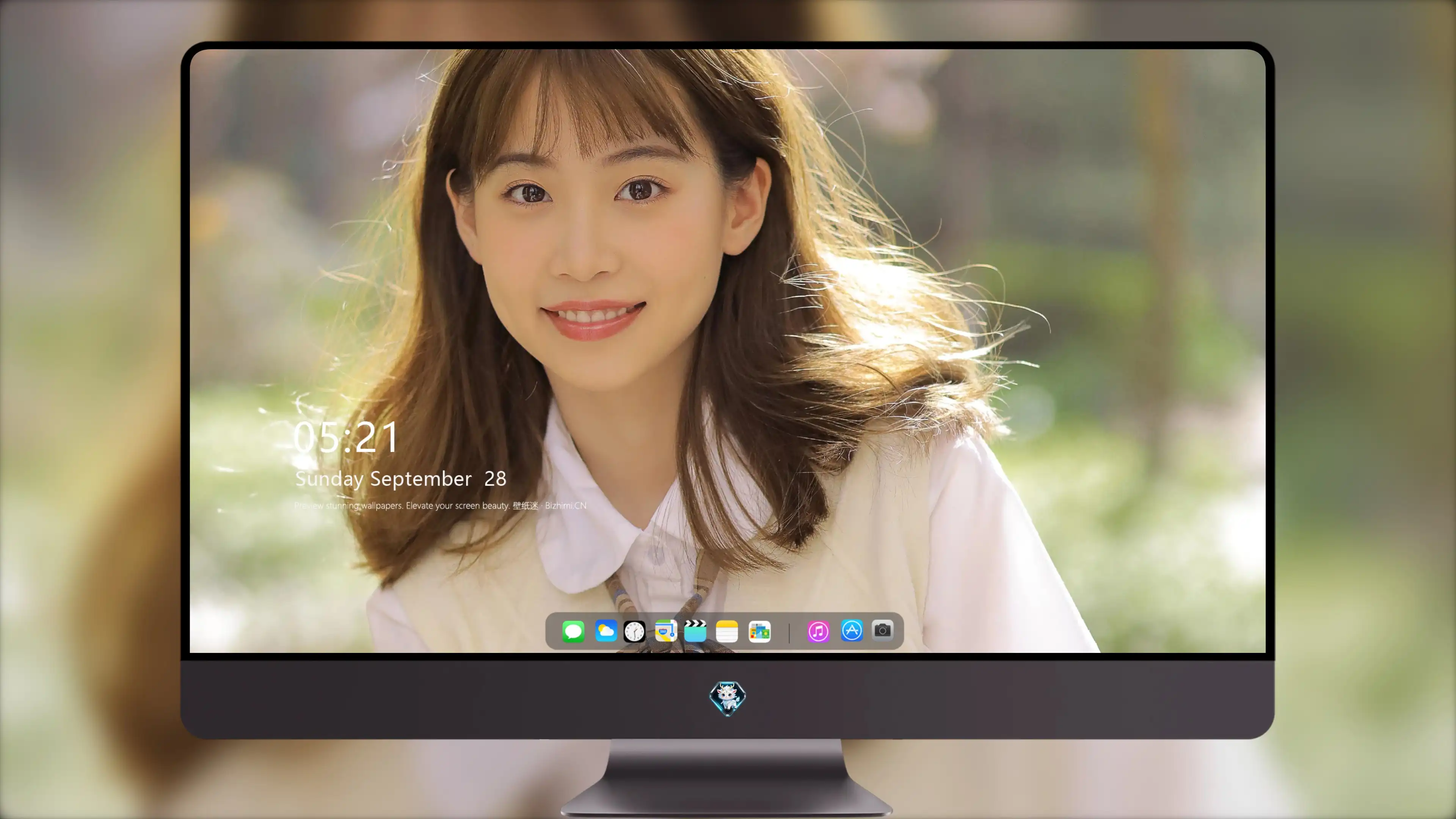 五官精致的 国产美女 高清脸部写真 超清晰4K 桌面锁屏