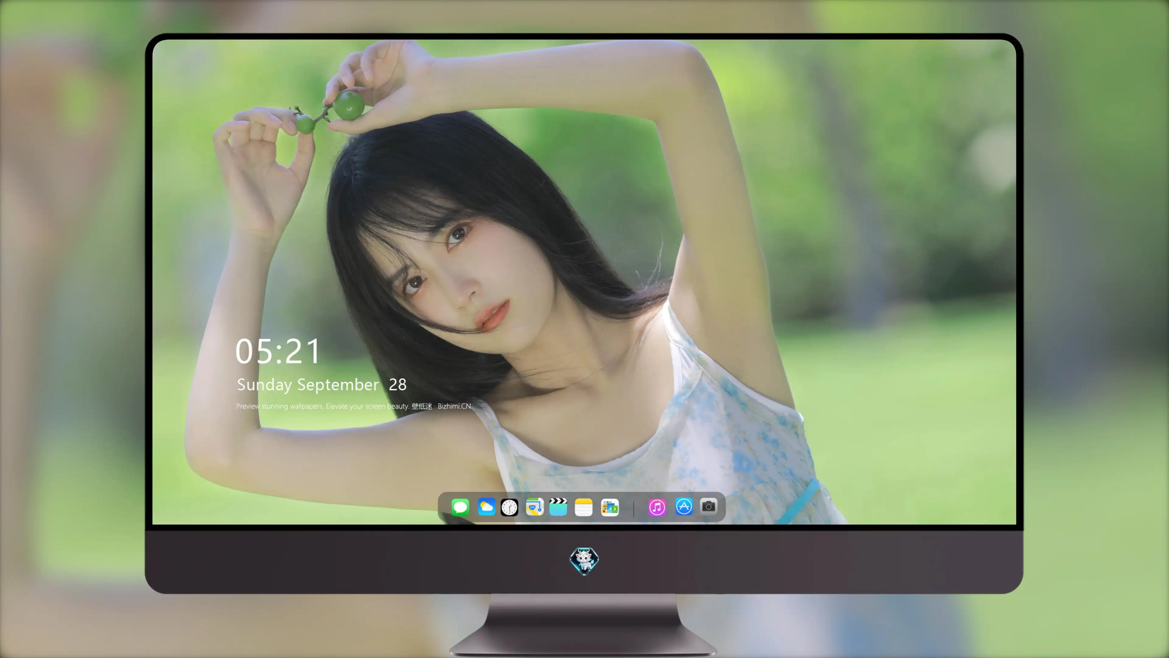 面容姣好的 中国佳人 面部高清摄影 4K极致清晰  PC屏保