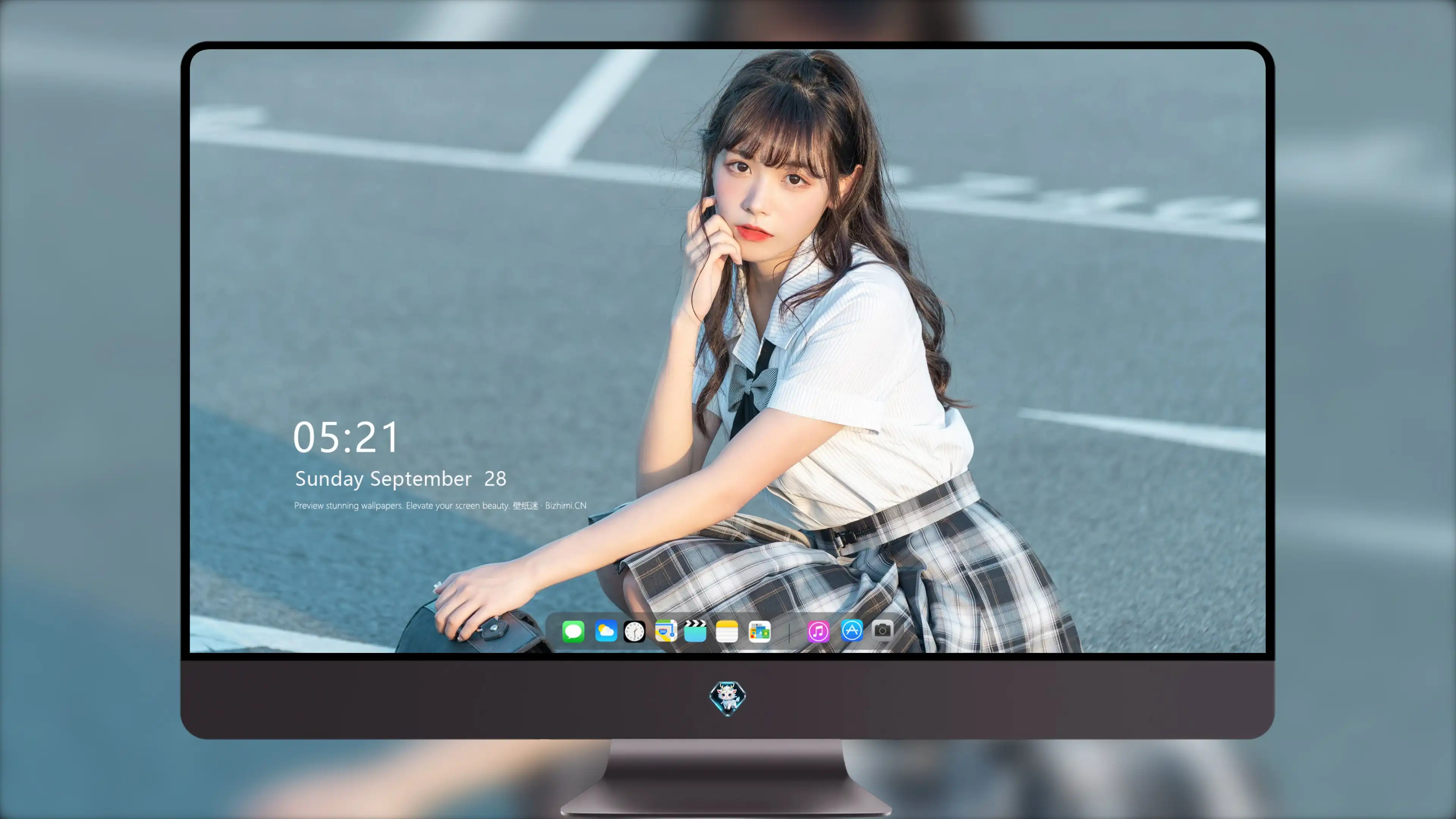容貌绝美的 中国美女 面部特写摄影 4K高清图片 手机壁纸