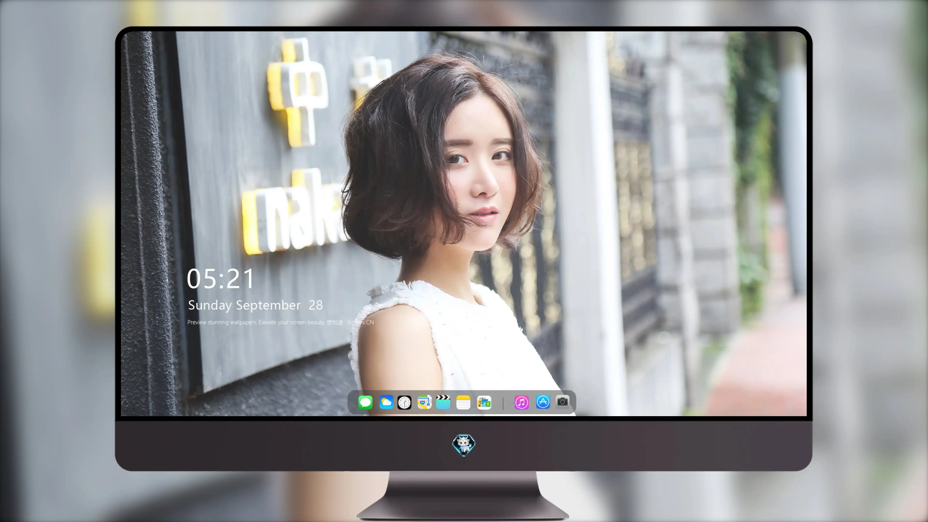面容姣好的 中国佳人 面部高清摄影 4K极致清晰  PC屏保