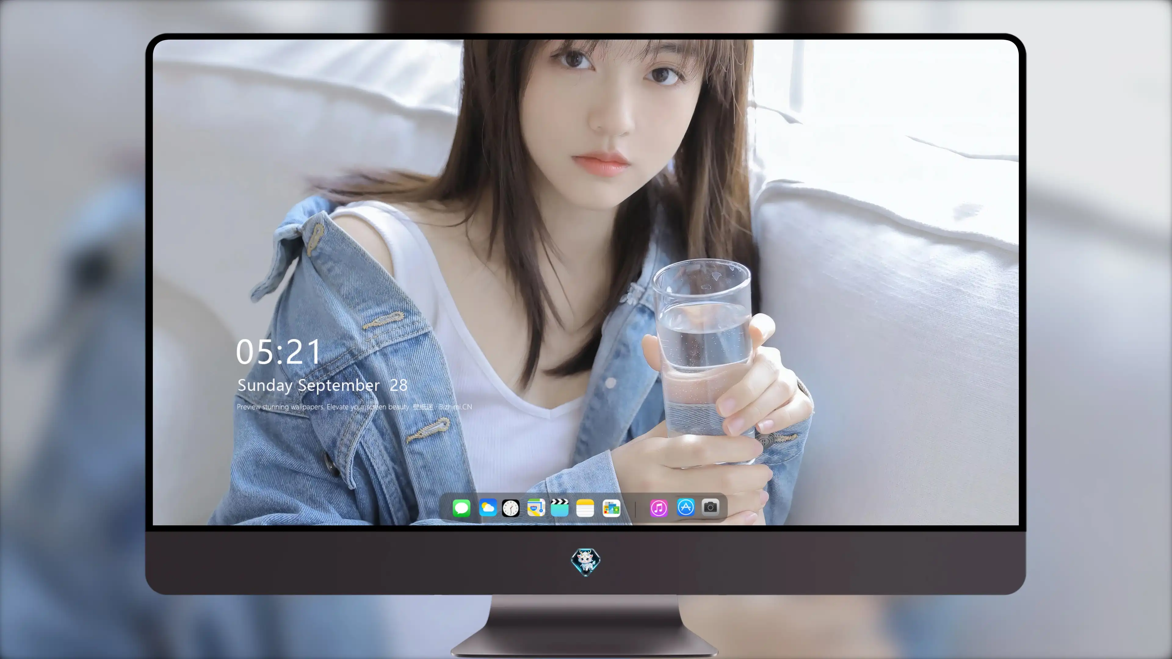 五官精致的 国产美女 高清脸部写真 超清晰4K 桌面锁屏
