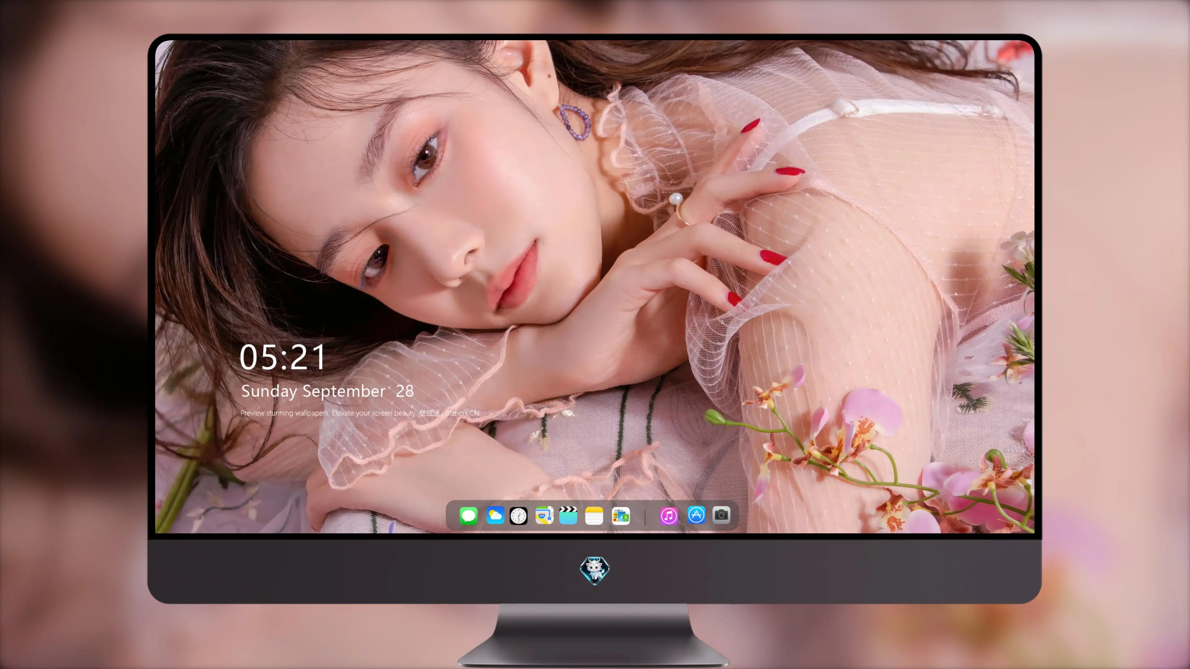面容姣好的 中国佳人 面部高清摄影 4K极致清晰  PC屏保