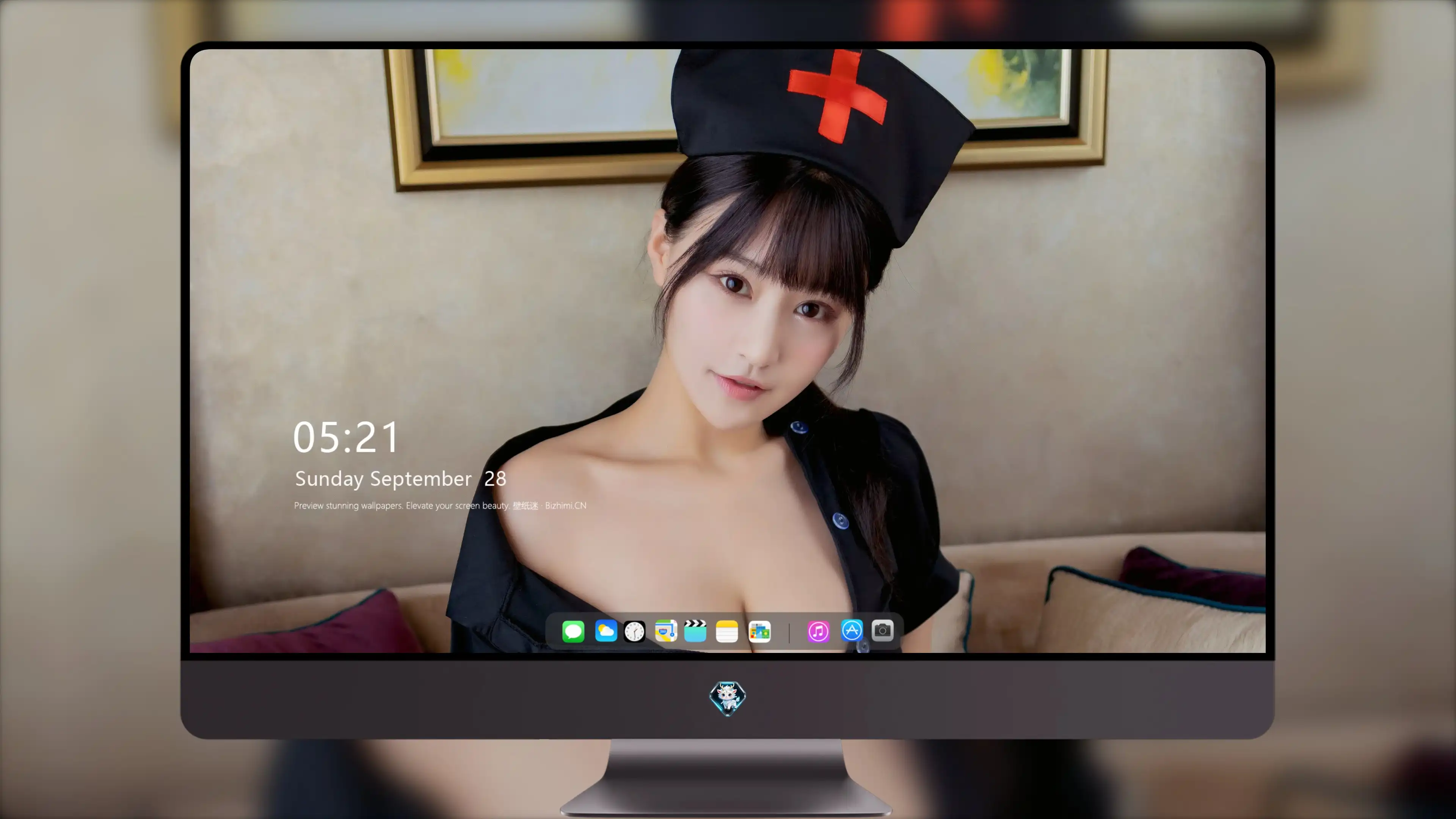 面容姣好的 中国佳人 面部高清摄影 4K极致清晰  PC屏保