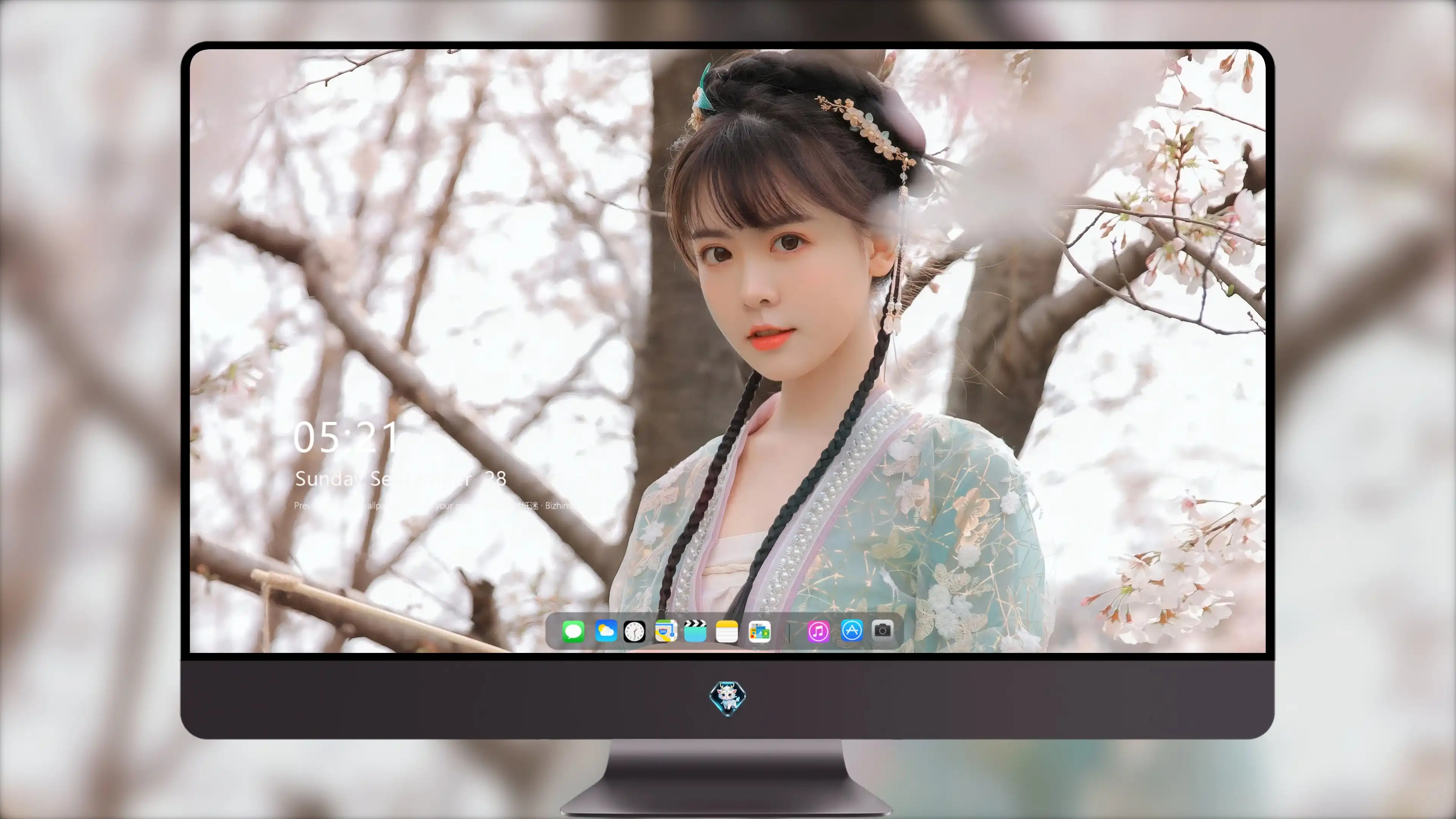 面容姣好的 中国佳人 面部高清摄影 4K极致清晰  PC屏保