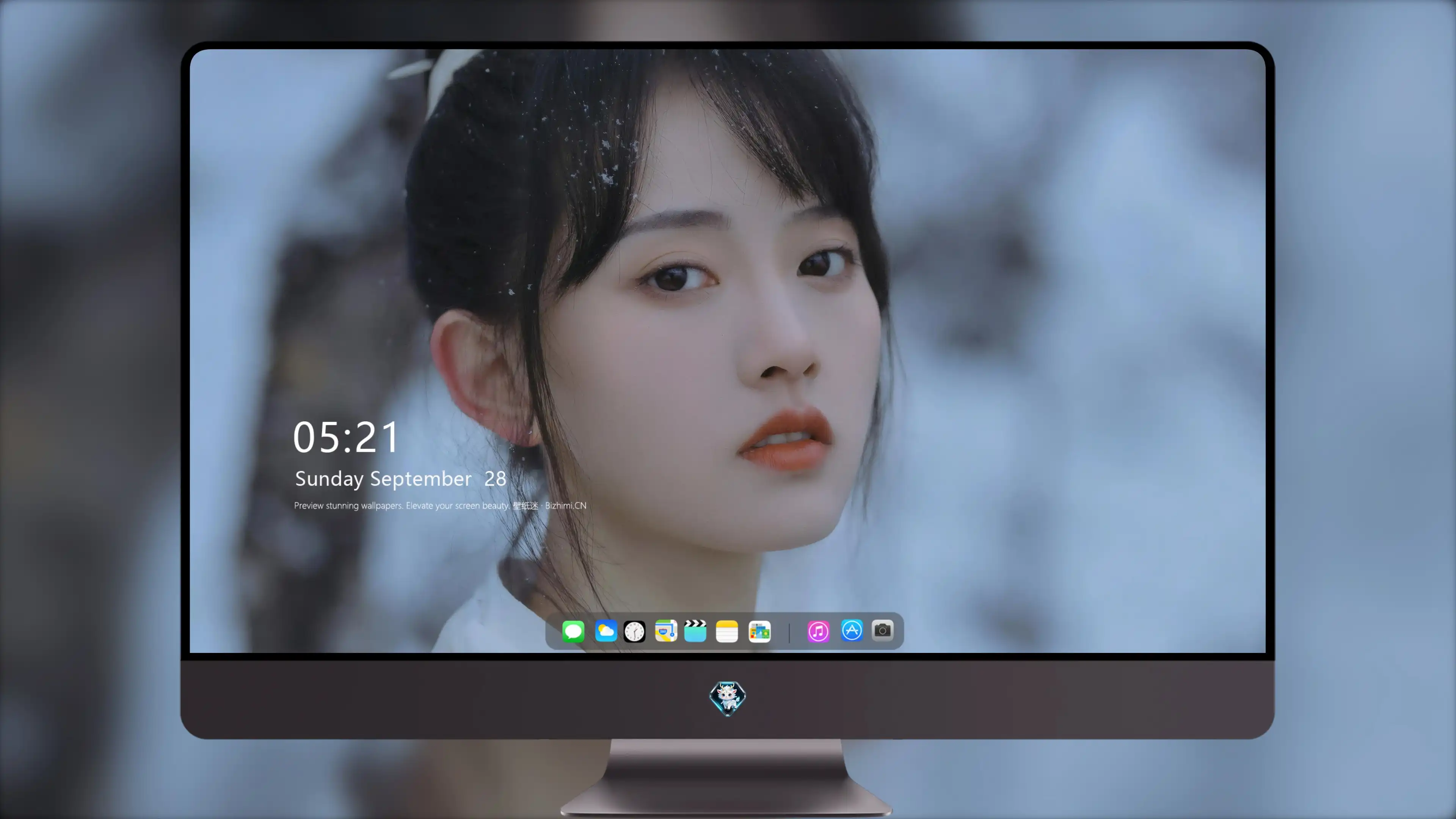 容貌绝美的 中国美女 面部特写摄影 4K高清图片 手机壁纸