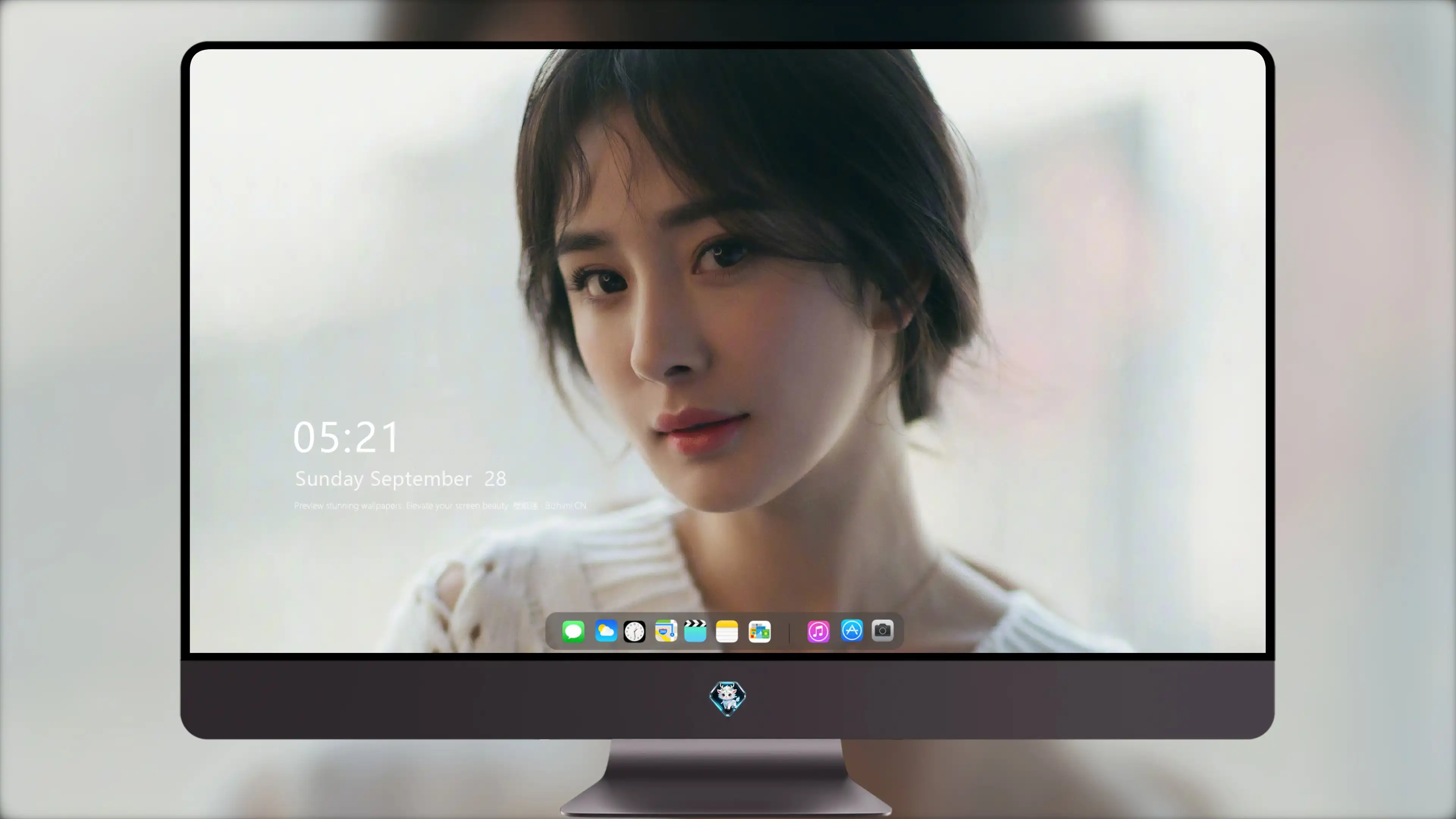 面容姣好的 中国佳人 面部高清摄影 4K极致清晰  PC屏保