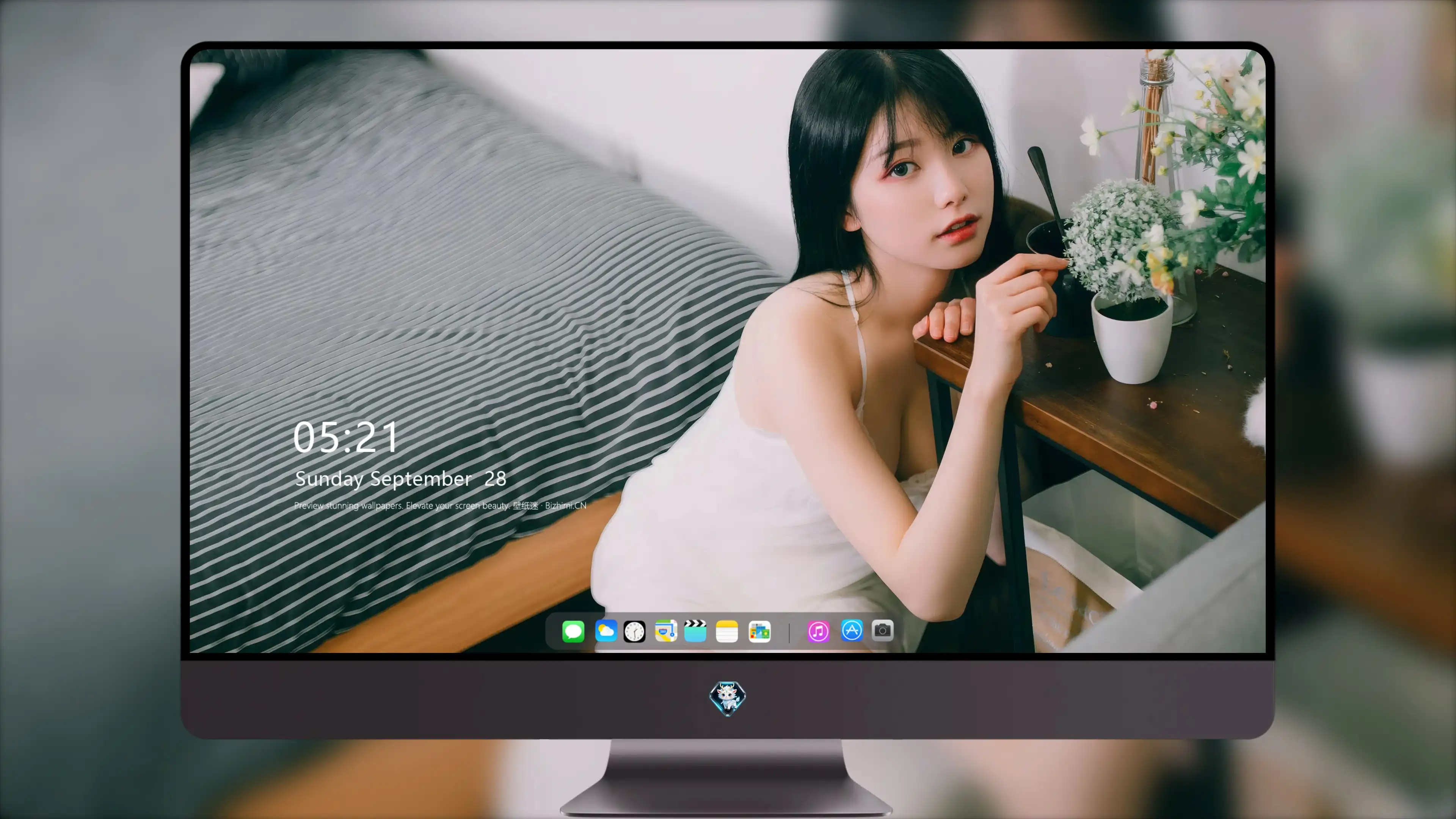 五官精致的 国产美女 高清脸部写真 超清晰4K 桌面锁屏