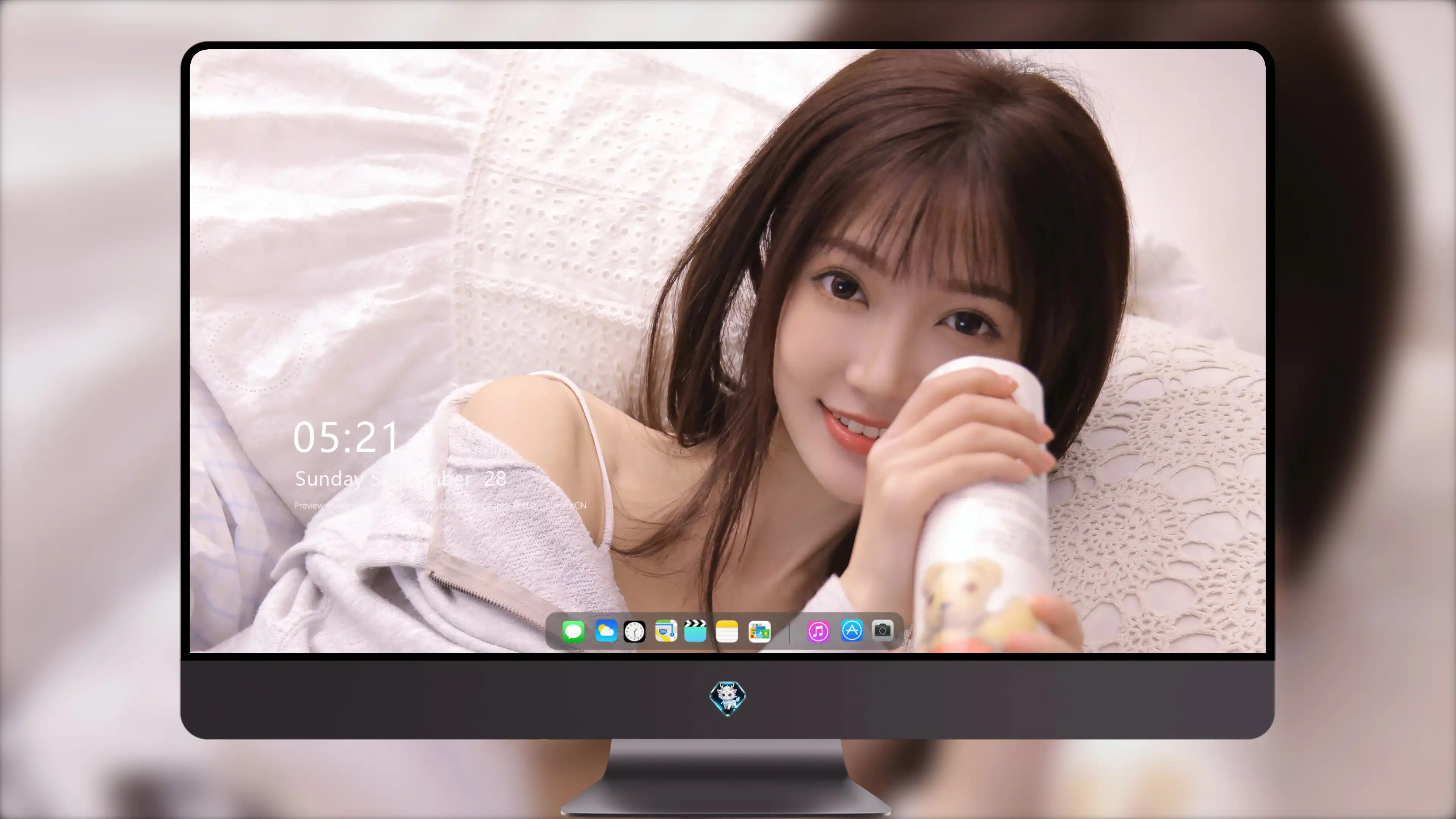 容貌绝美的 中国美女 面部特写摄影 4K高清图片 手机壁纸