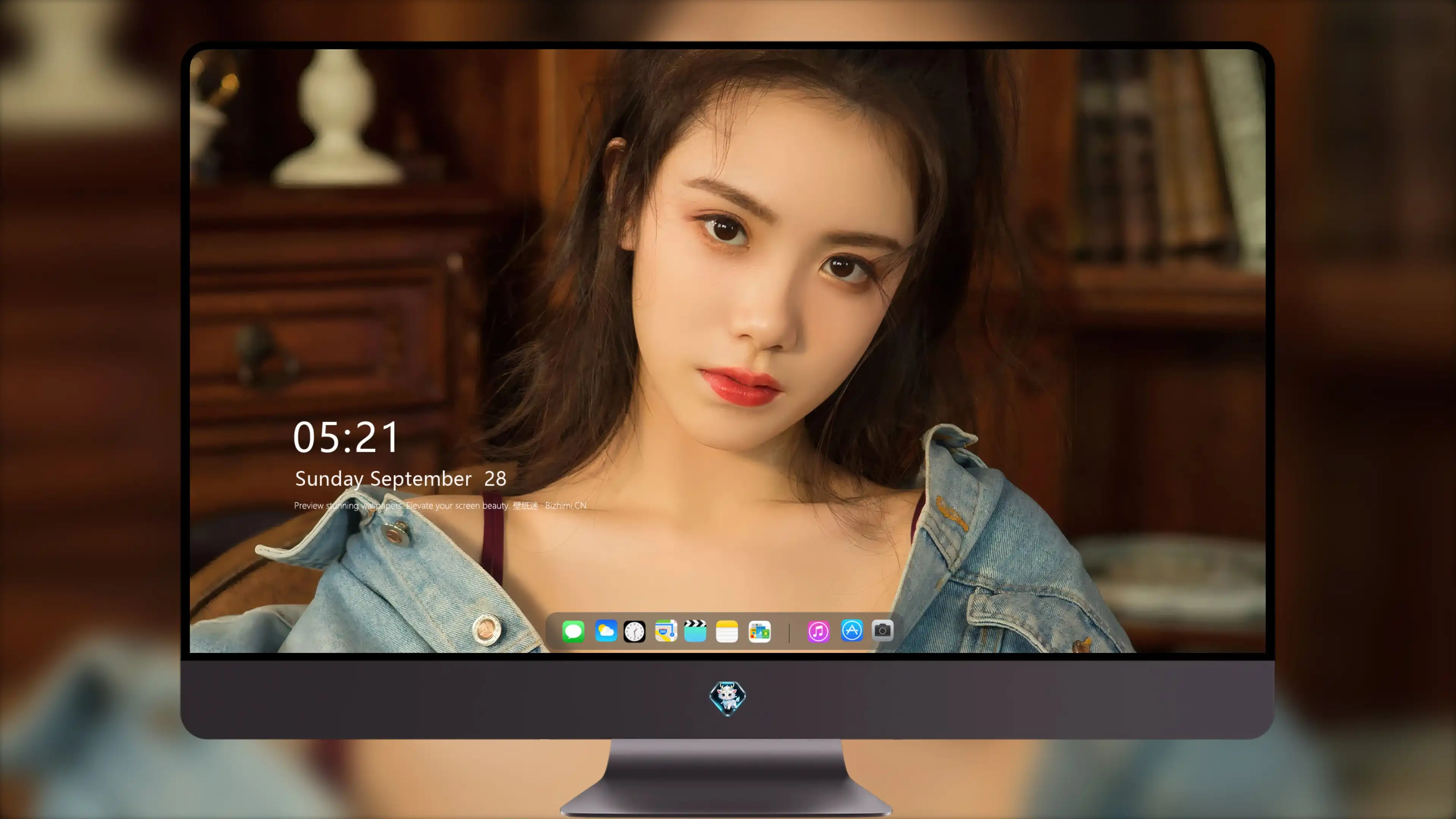 面容姣好的 中国佳人 面部高清摄影 4K极致清晰  PC屏保