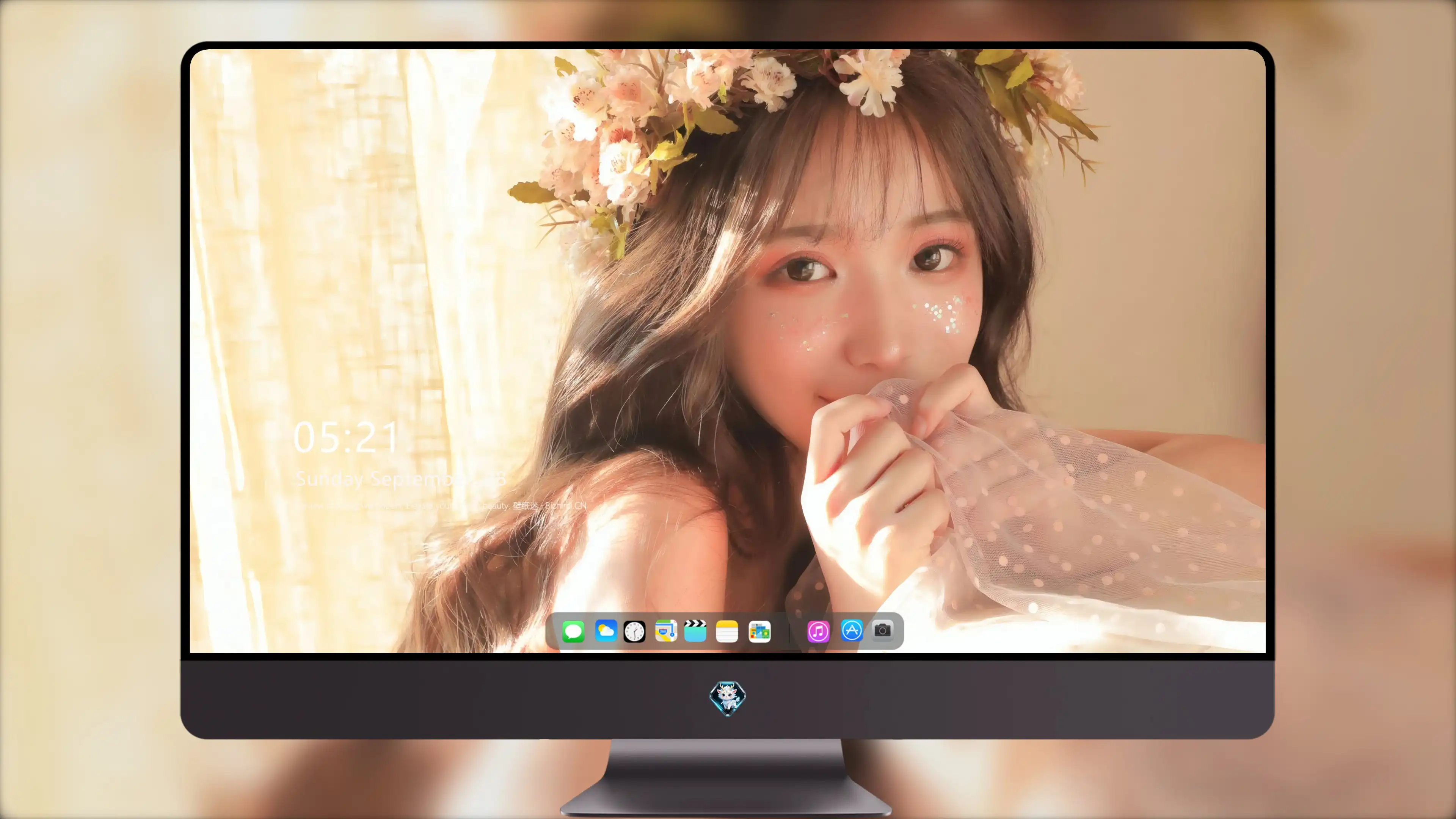 面容姣好的 中国佳人 面部高清摄影 4K极致清晰  PC屏保