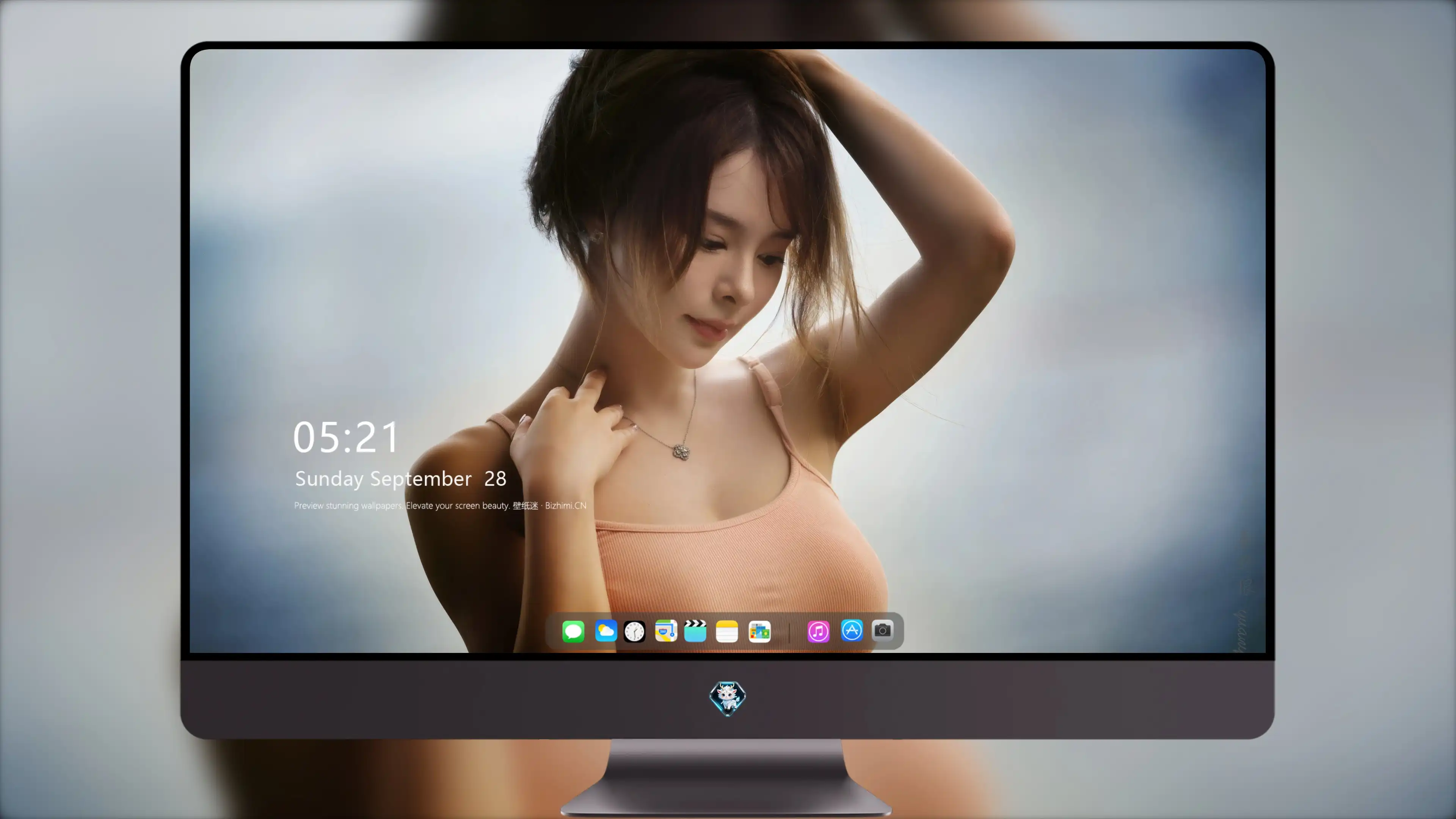 面容姣好的 中国佳人 面部高清摄影 4K极致清晰  PC屏保