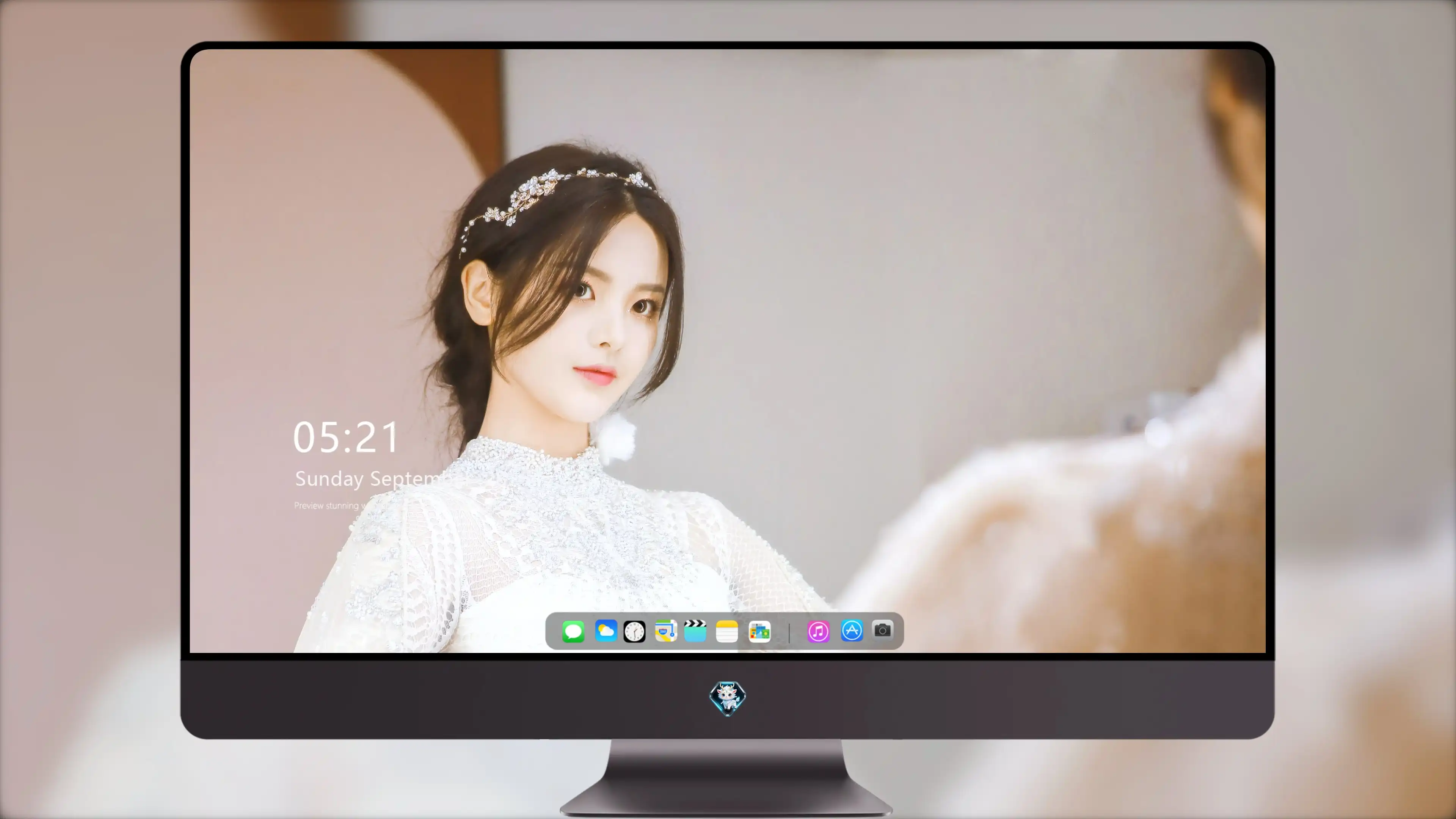 五官精致的 国产美女 高清脸部写真 超清晰4K 桌面锁屏