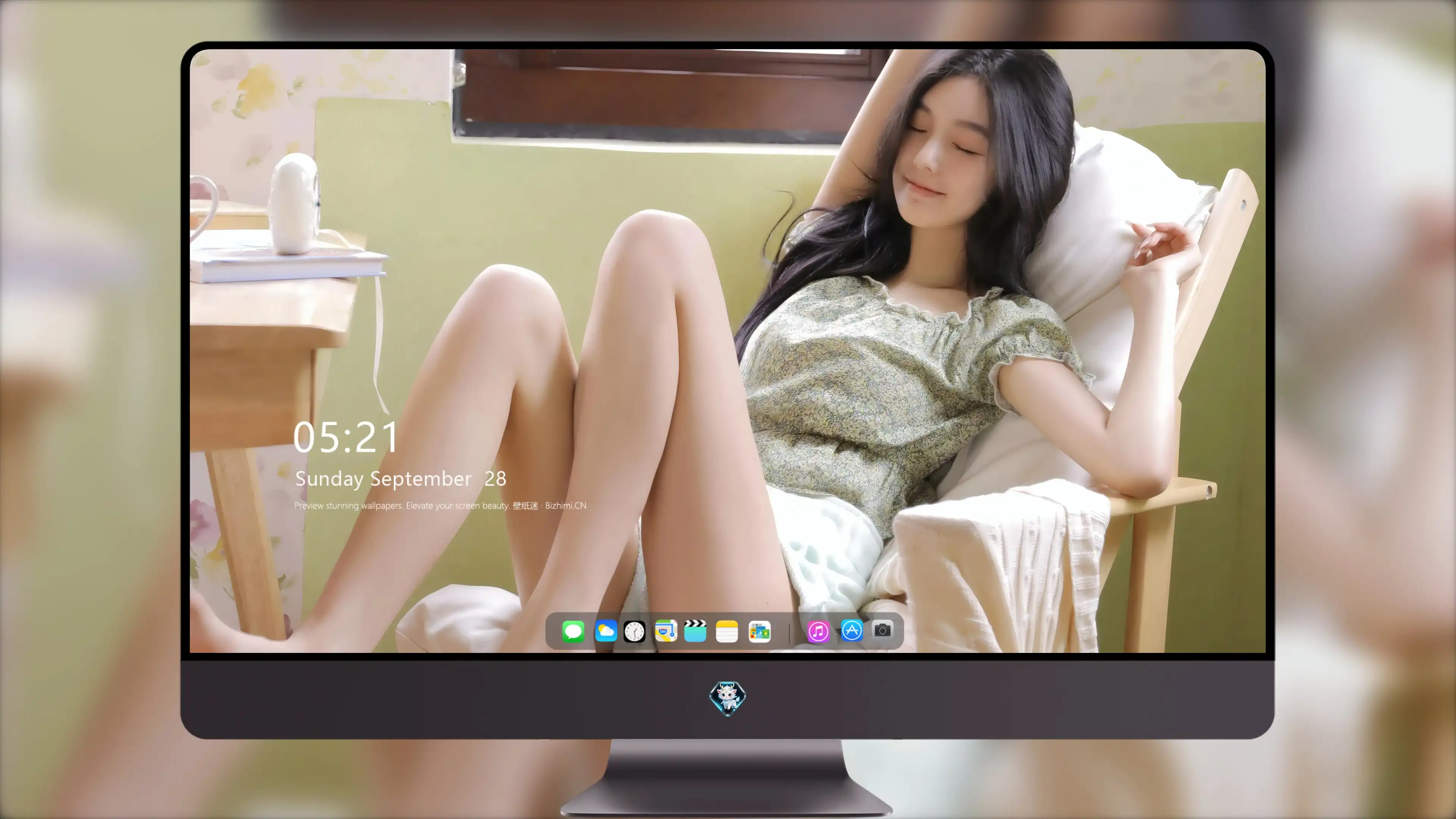 面容姣好的 中国佳人 面部高清摄影 4K极致清晰  PC屏保
