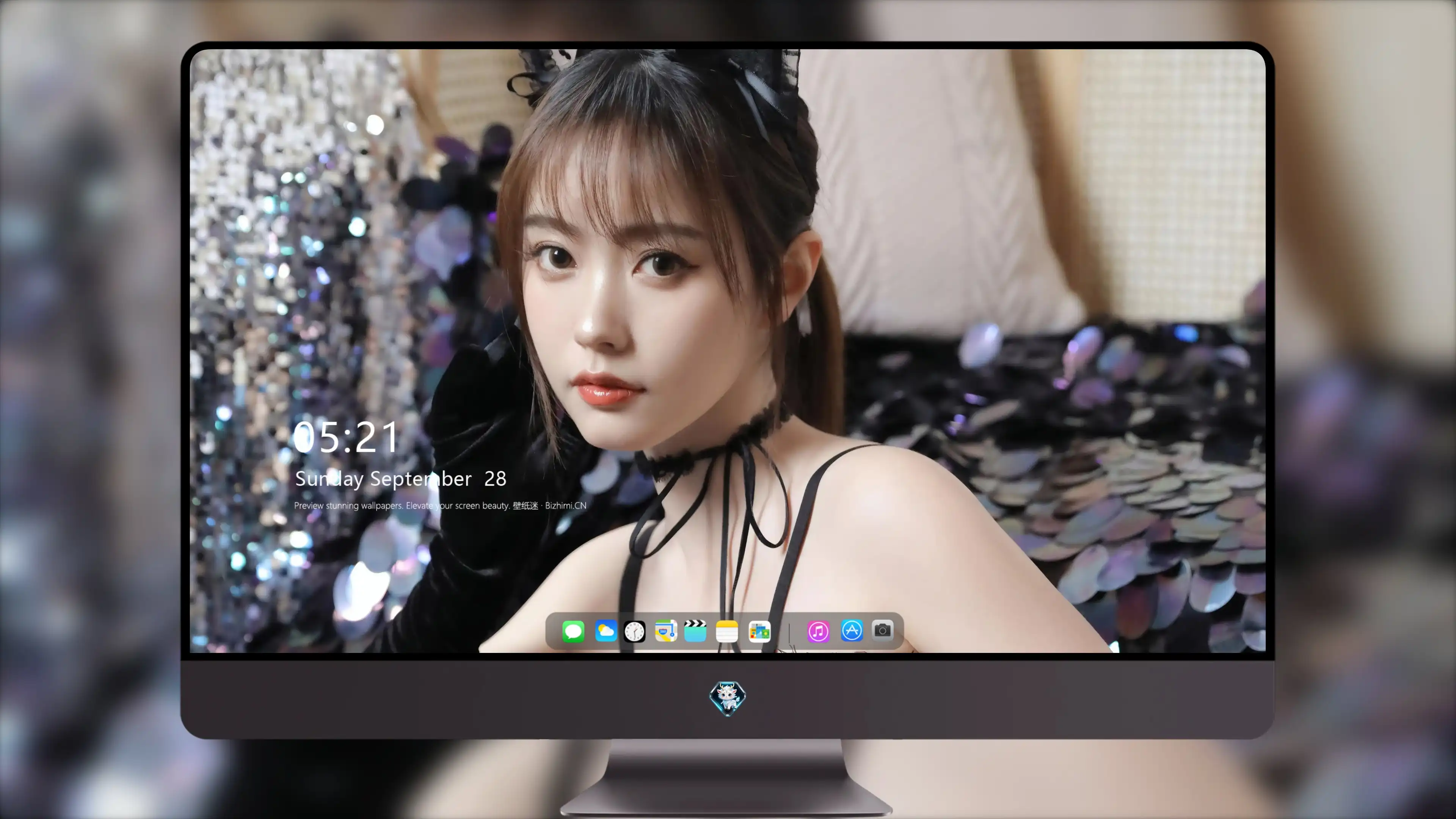 面容姣好的 中国佳人 面部高清摄影 4K极致清晰  PC屏保