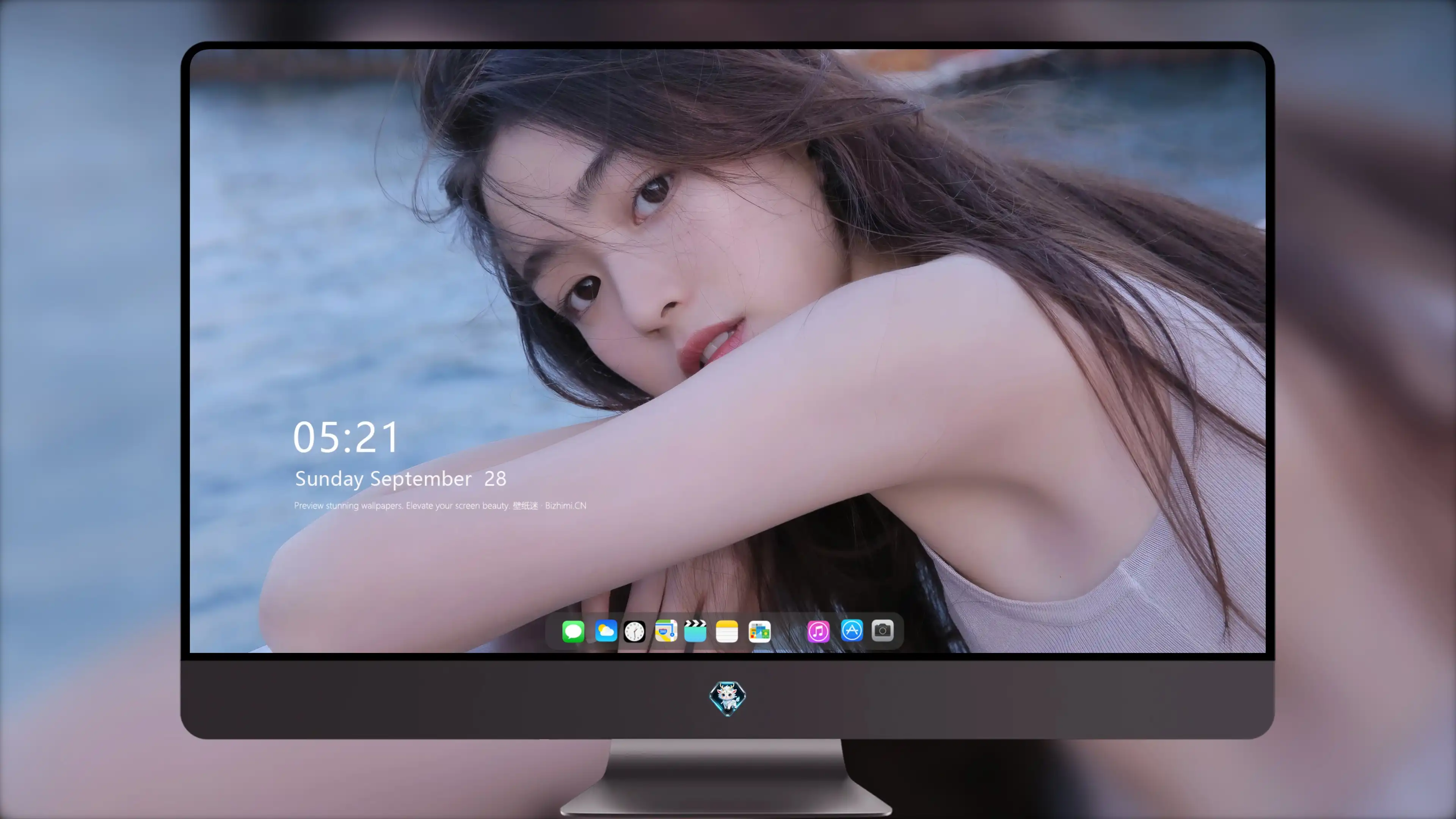 五官精致的 国产美女 高清脸部写真 超清晰4K 桌面锁屏