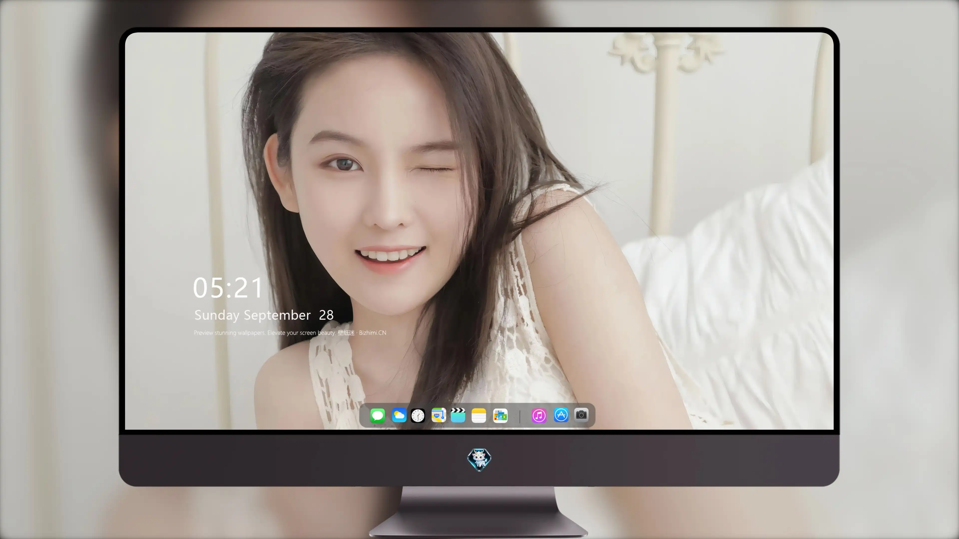 面容姣好的 中国佳人 面部高清摄影 4K极致清晰  PC屏保