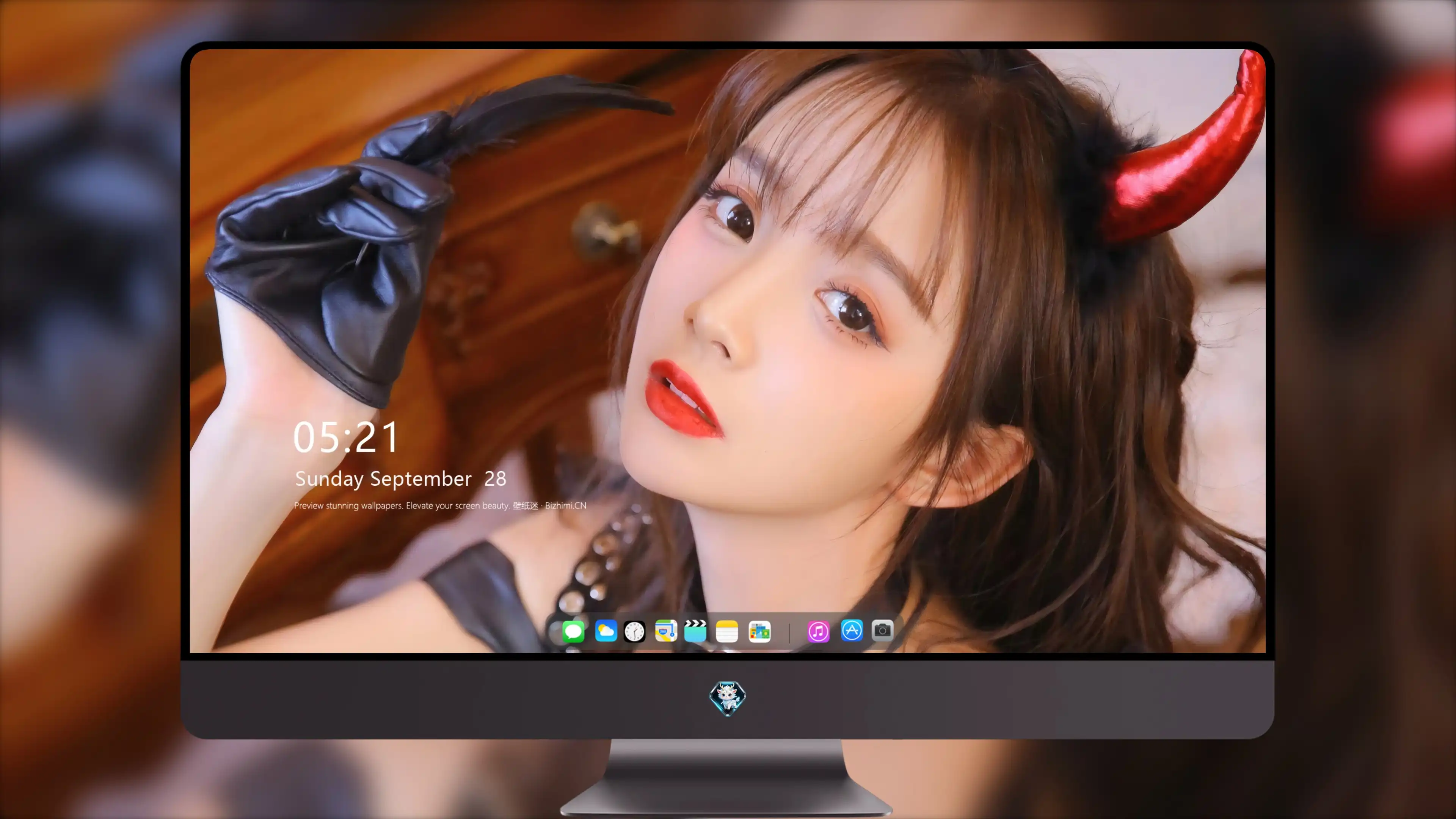 五官精致的 国产美女 高清脸部写真 超清晰4K 桌面锁屏