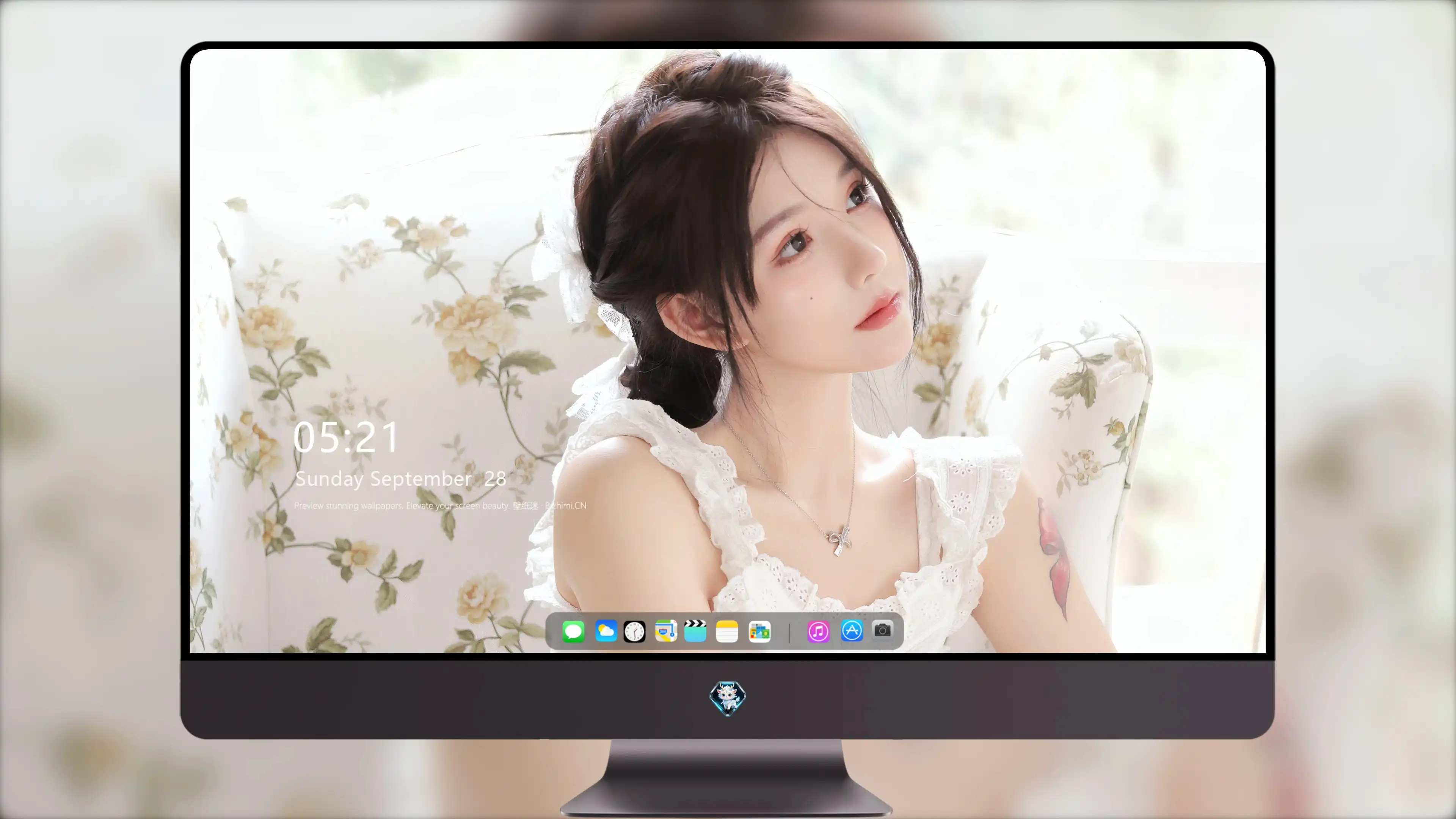 面容姣好的 中国佳人 面部高清摄影 4K极致清晰  PC屏保