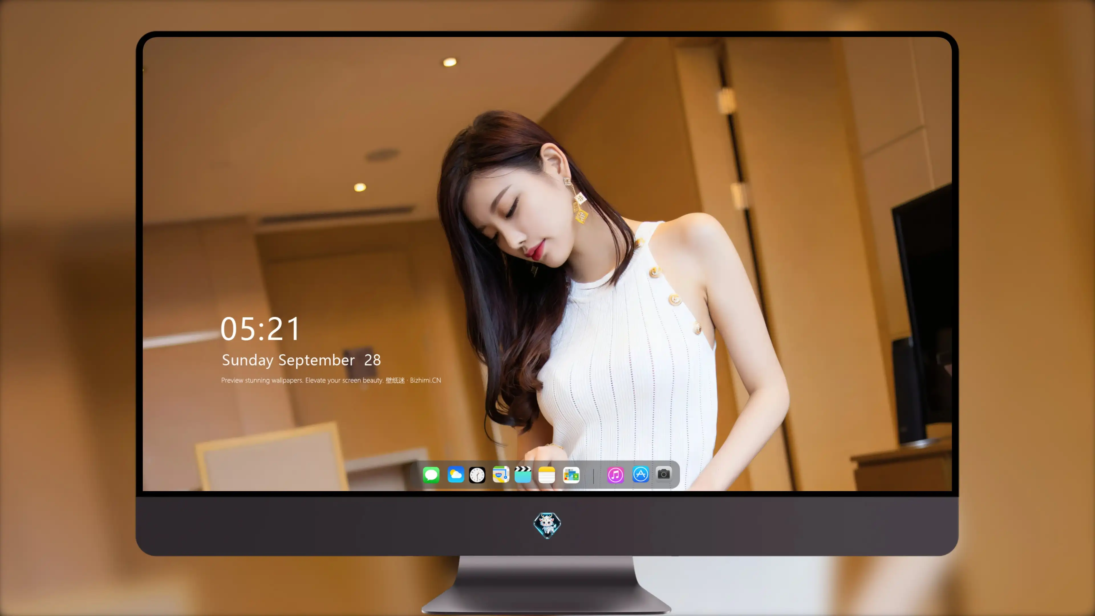 五官精致的 国产美女 高清脸部写真 超清晰4K 桌面锁屏