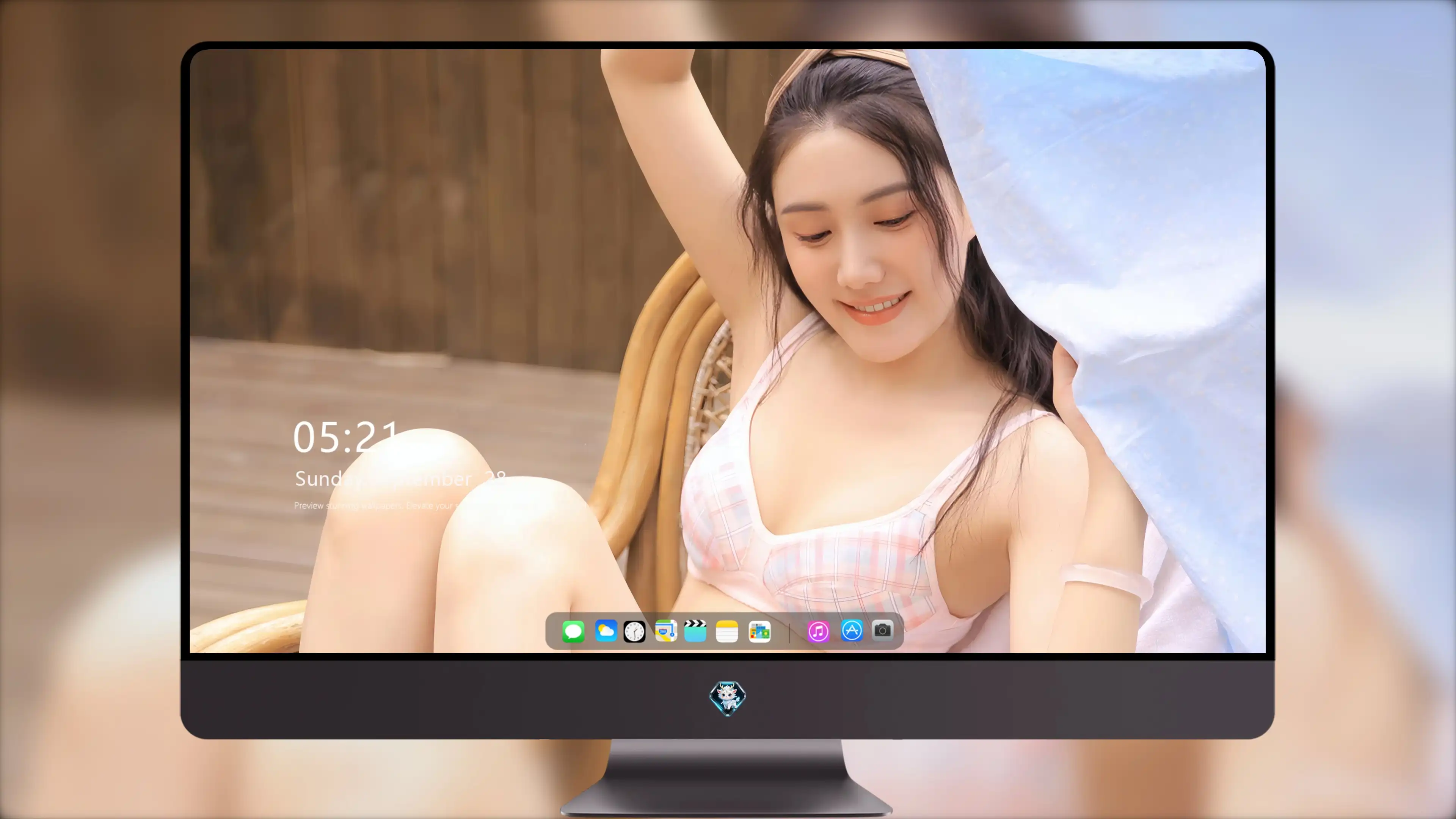 容貌绝美的 中国美女 面部特写摄影 4K高清图片 手机壁纸
