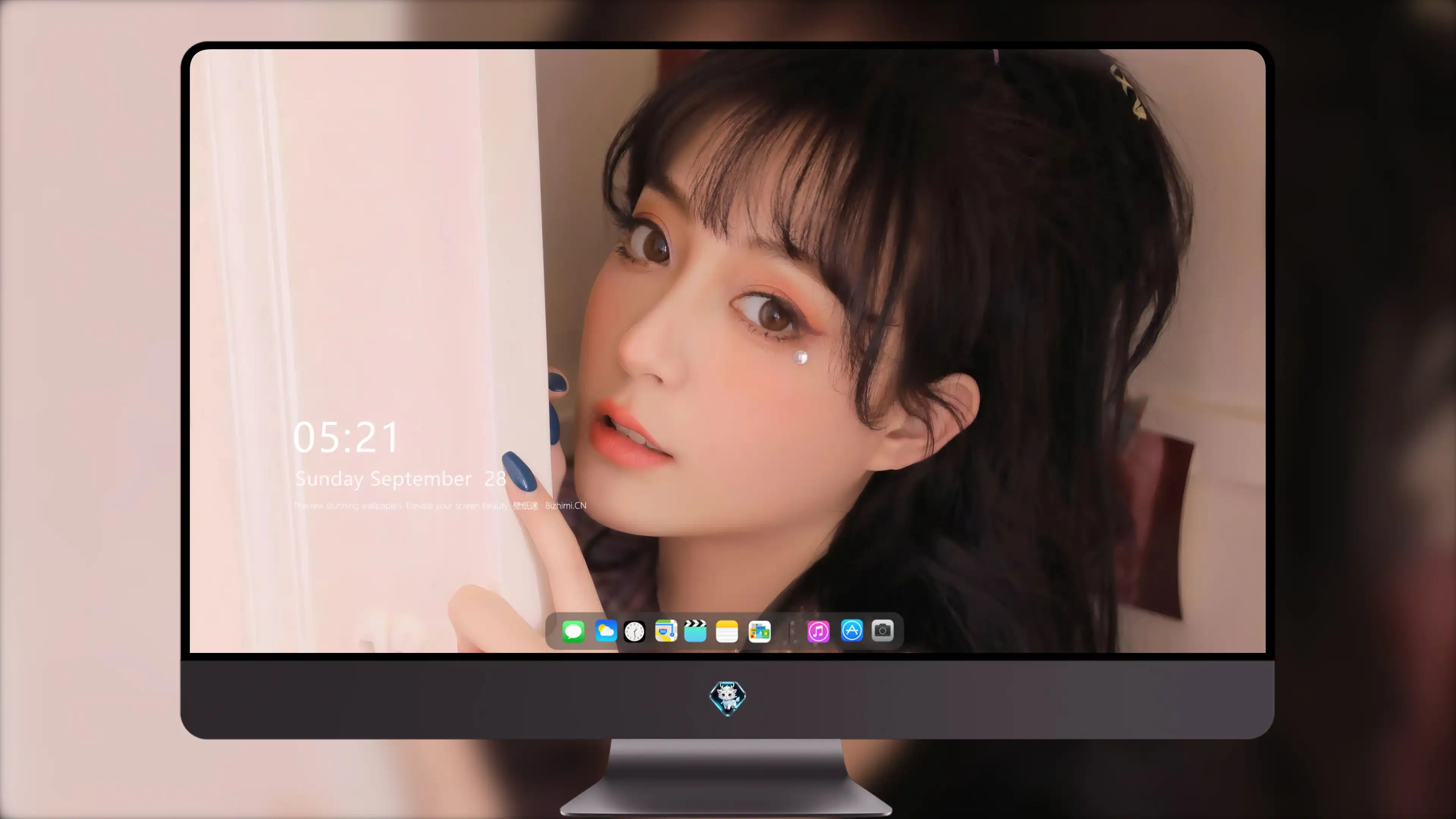 容貌绝美的 中国美女 面部特写摄影 4K高清图片 手机壁纸