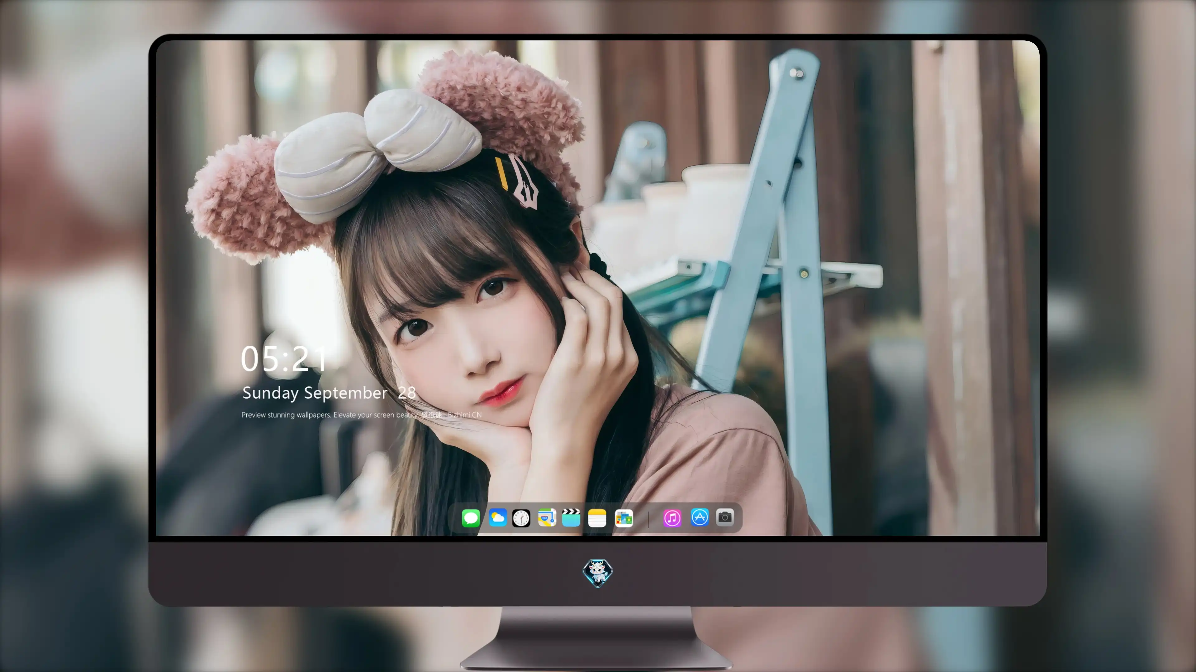 面容姣好的 中国佳人 面部高清摄影 4K极致清晰  PC屏保
