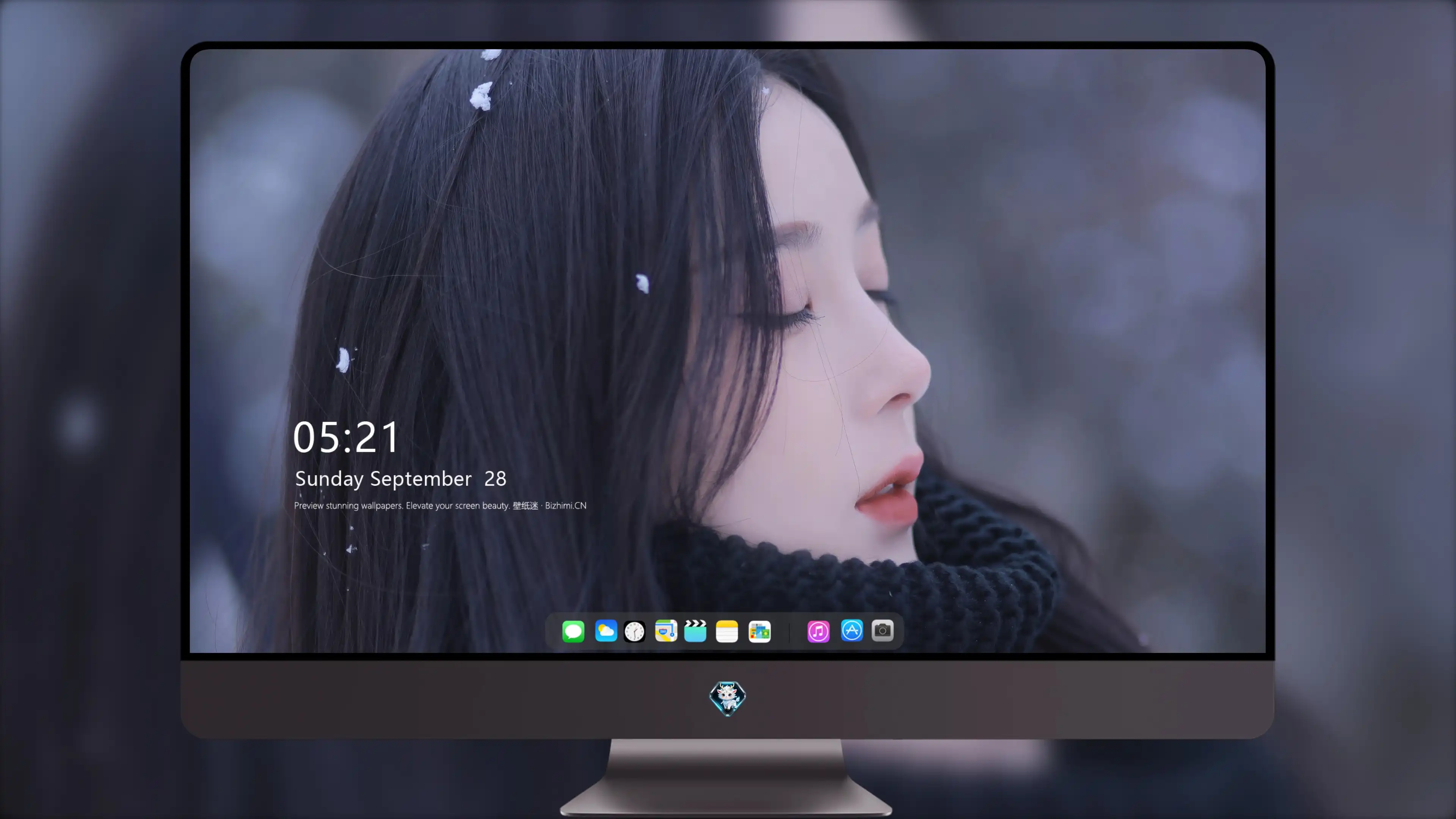 五官精致的 国产美女 高清脸部写真 超清晰4K 桌面锁屏