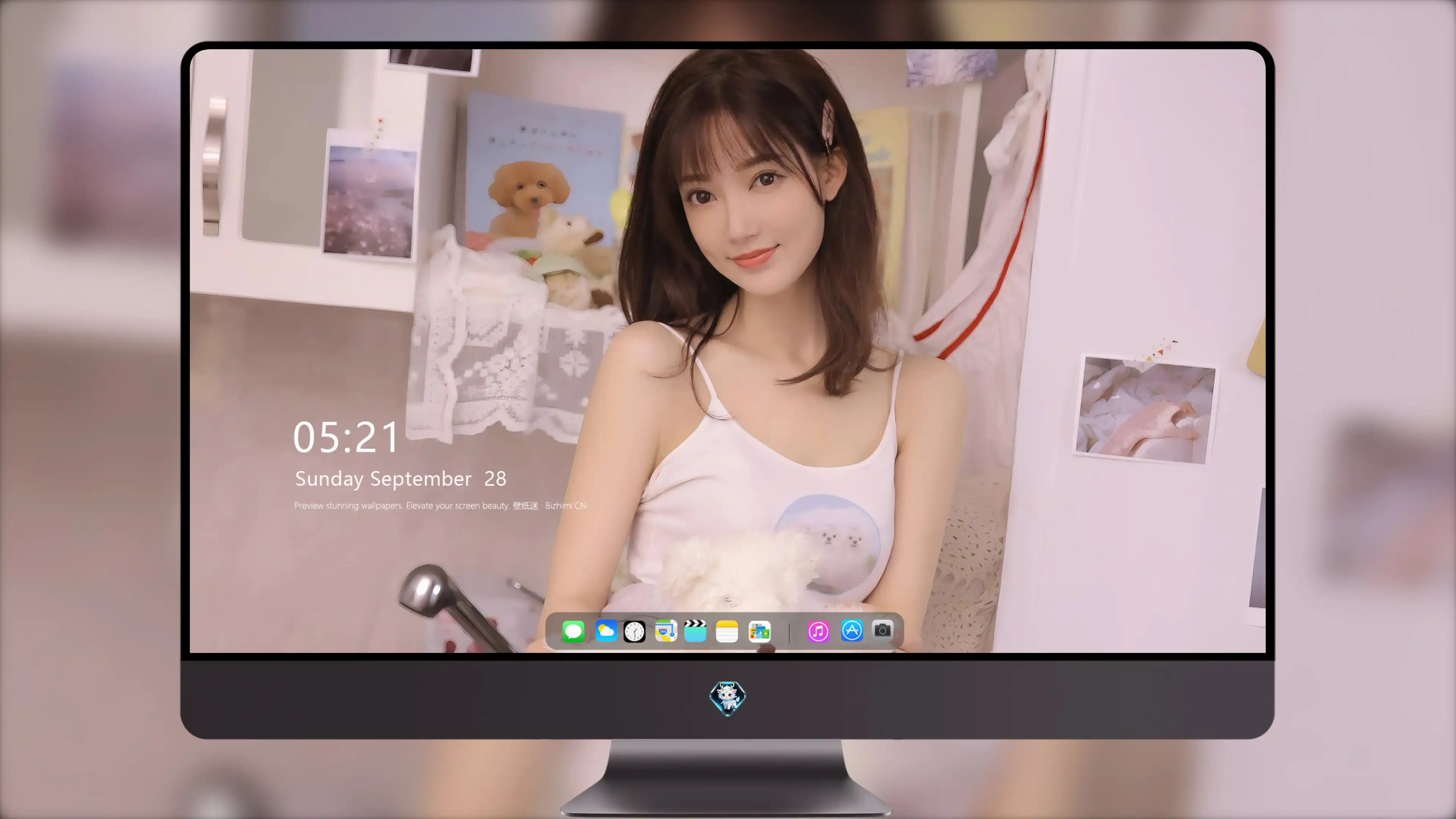 容貌绝美的 中国美女 面部特写摄影 4K高清图片 手机壁纸