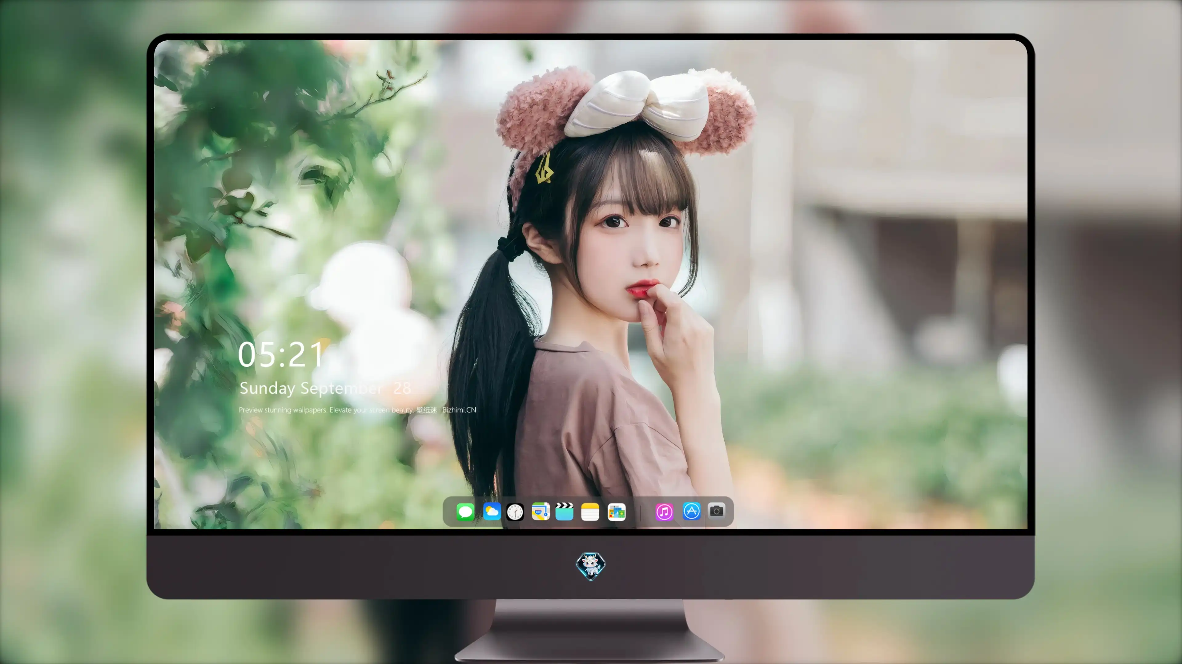 面容姣好的 中国佳人 面部高清摄影 4K极致清晰  PC屏保