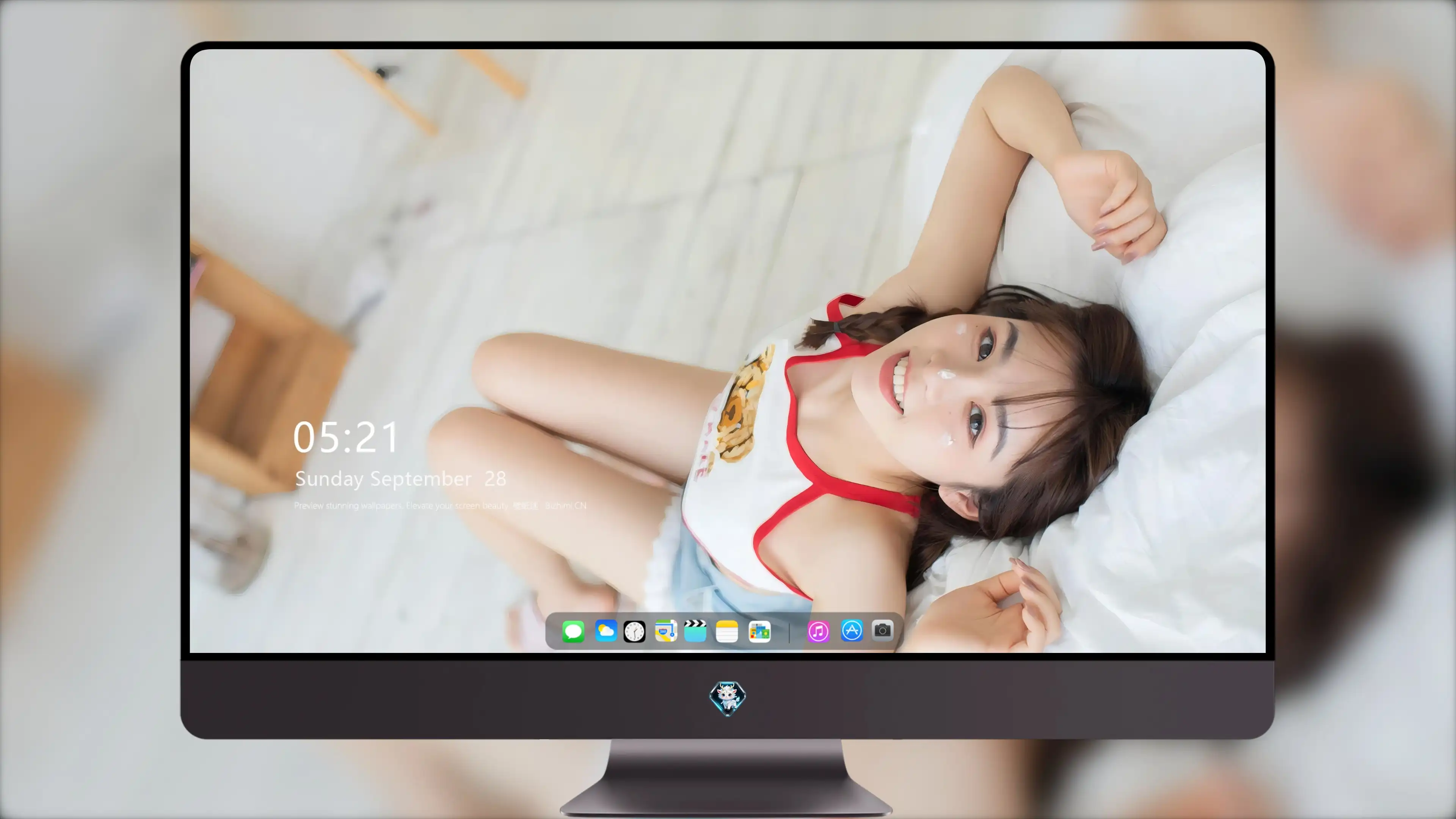 面容姣好的 中国佳人 面部高清摄影 4K极致清晰  PC屏保