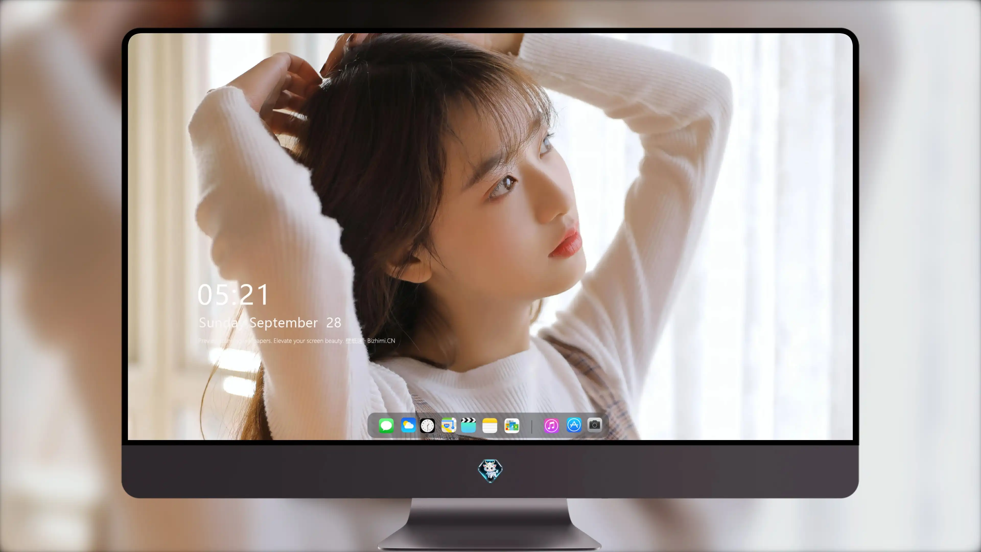 五官精致的 国产美女 高清脸部写真 超清晰4K 桌面锁屏