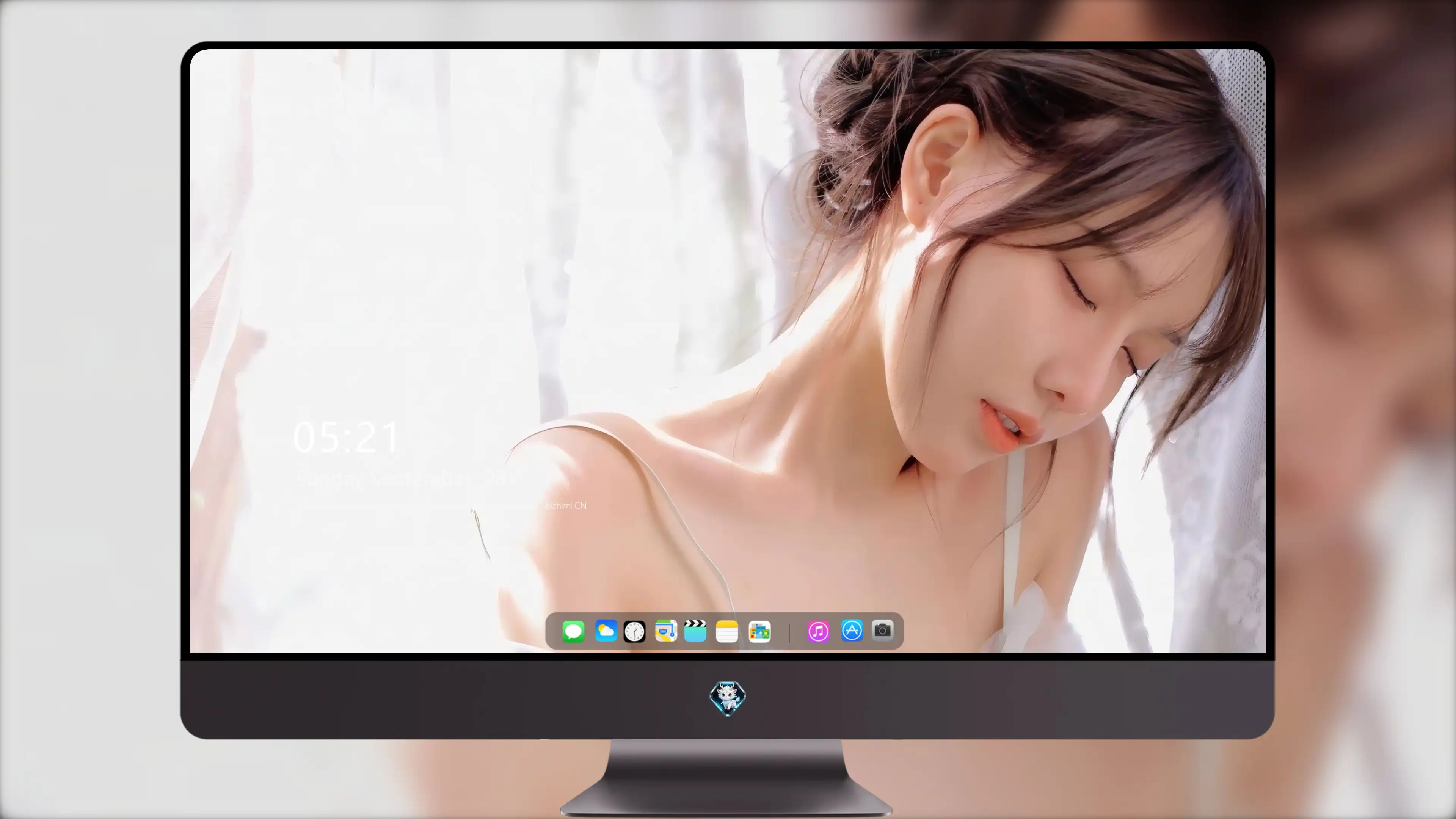 面容姣好的 中国佳人 面部高清摄影 4K极致清晰  PC屏保