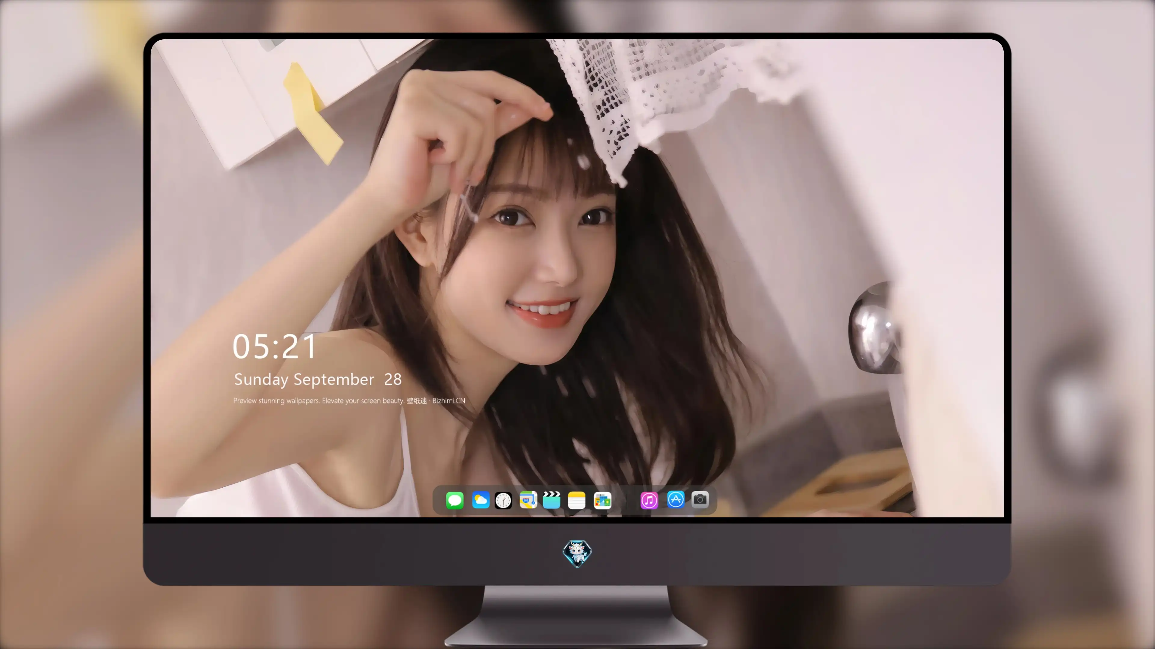 容貌绝美的 中国美女 面部特写摄影 4K高清图片 手机壁纸