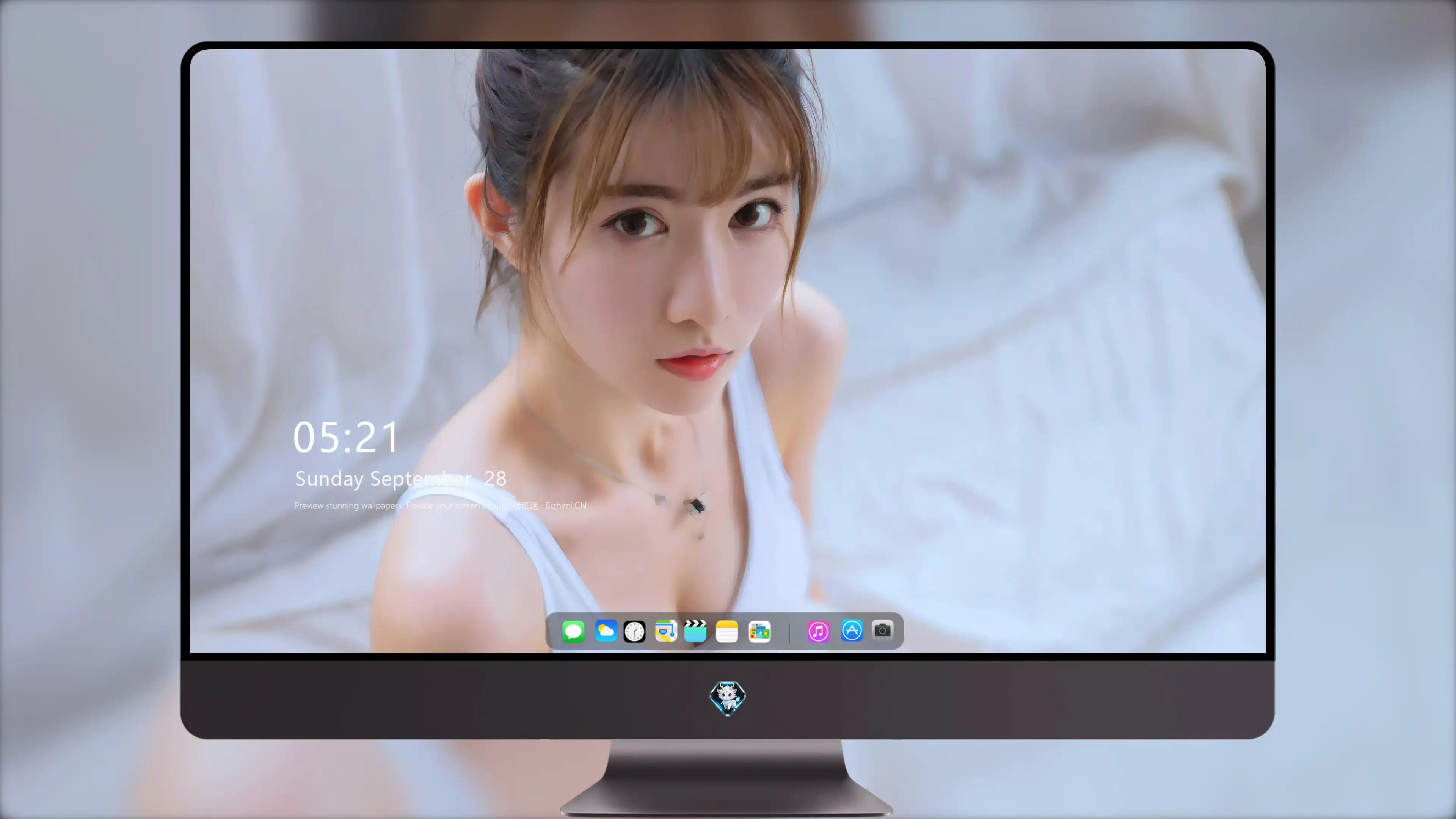 五官精致的 国产美女 高清脸部写真 超清晰4K 桌面锁屏