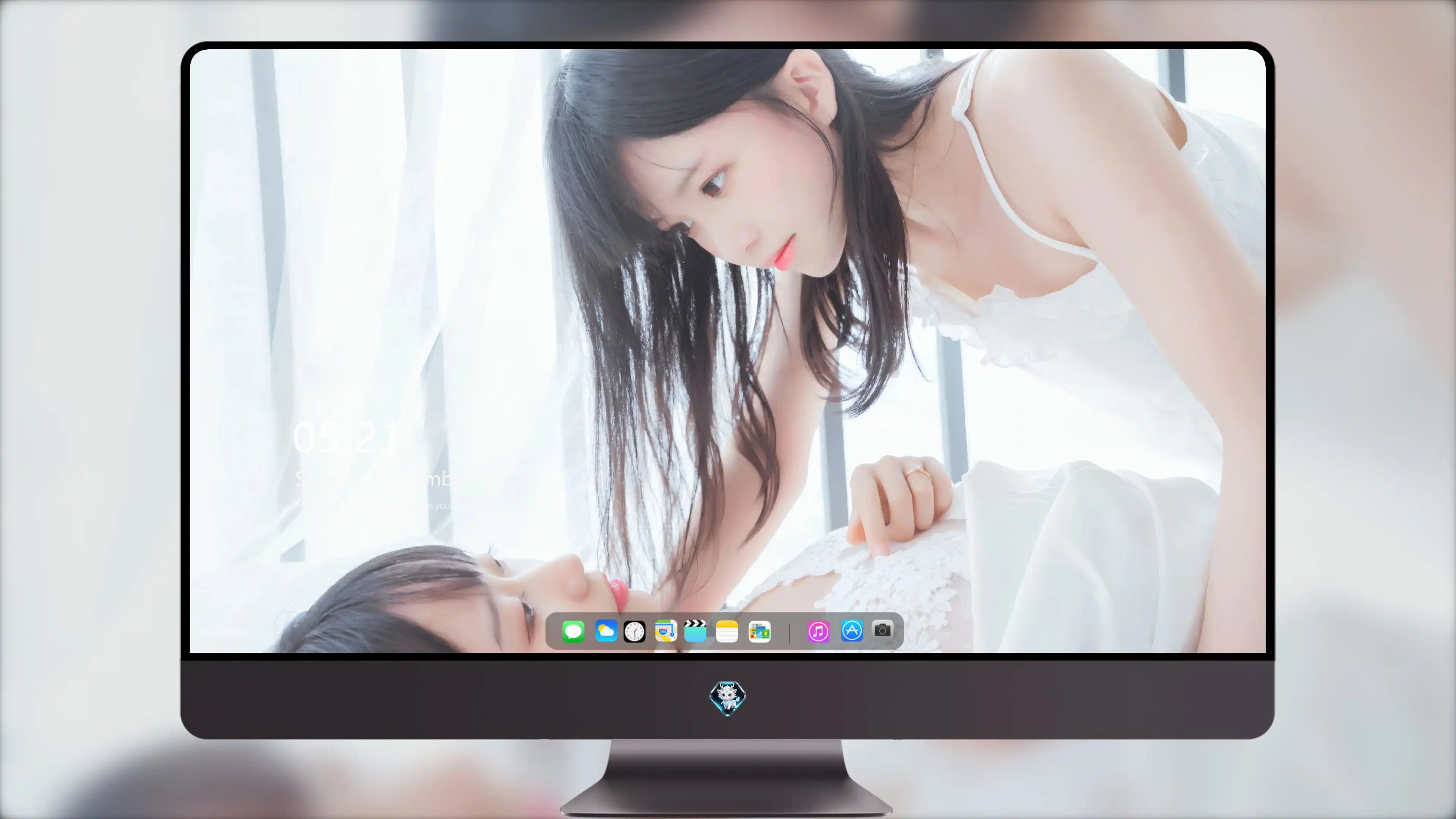 面容姣好的 中国佳人 面部高清摄影 4K极致清晰  PC屏保