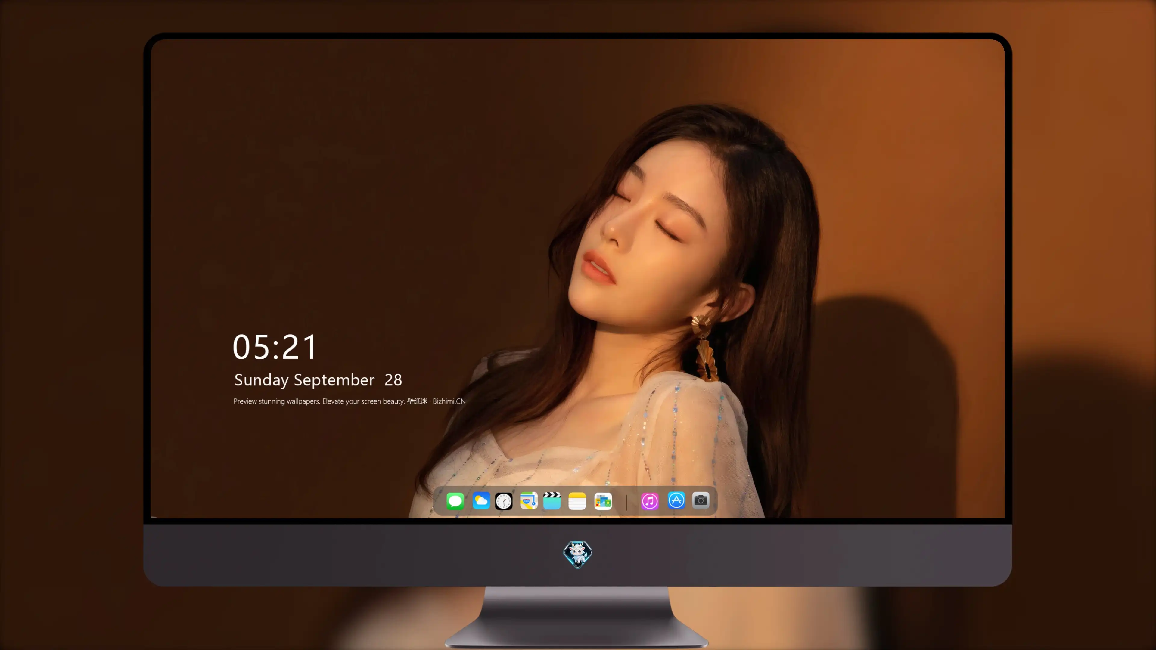 面容姣好的 中国佳人 面部高清摄影 4K极致清晰  PC屏保