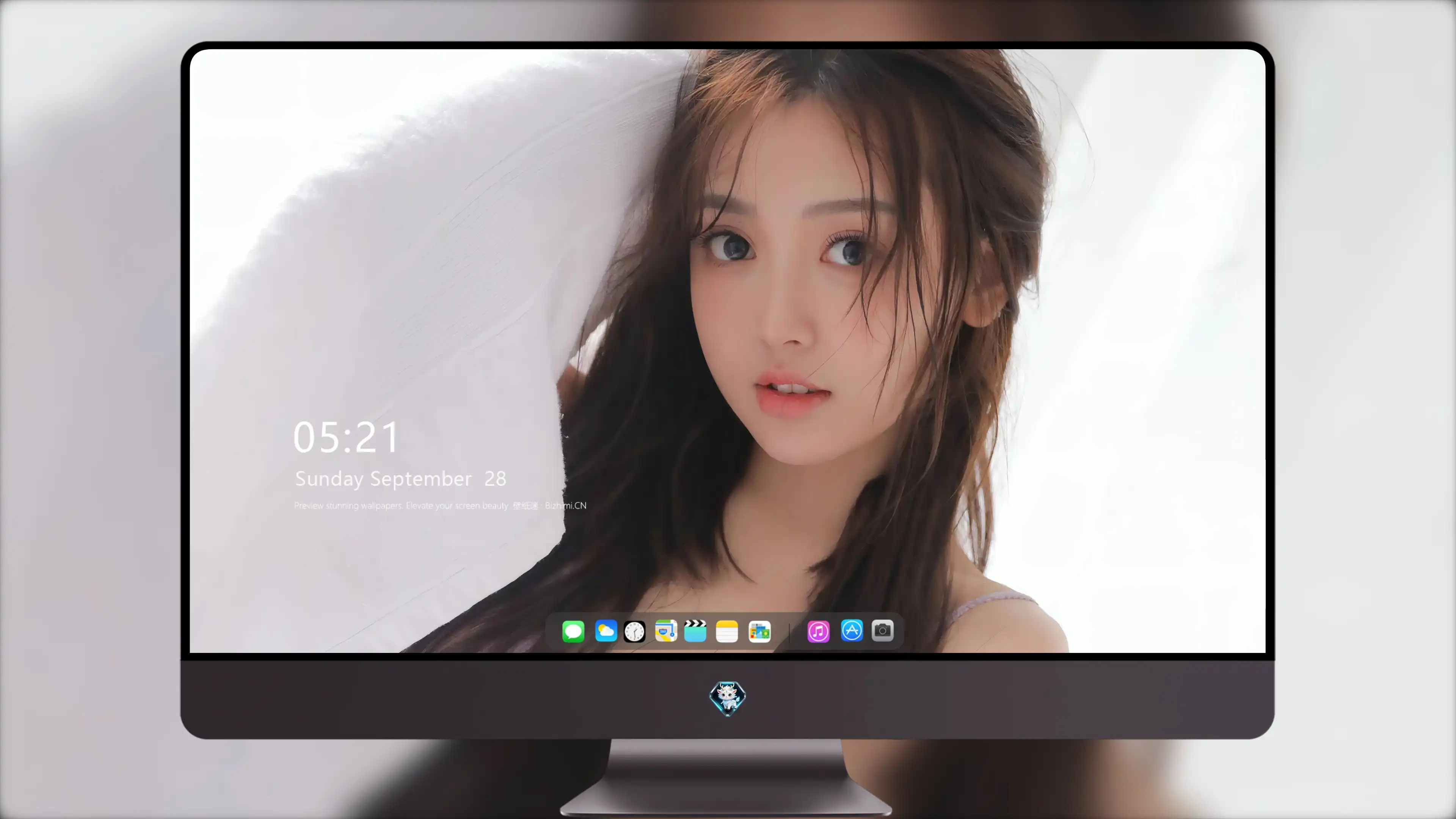 容貌绝美的 中国美女 面部特写摄影 4K高清图片 手机壁纸