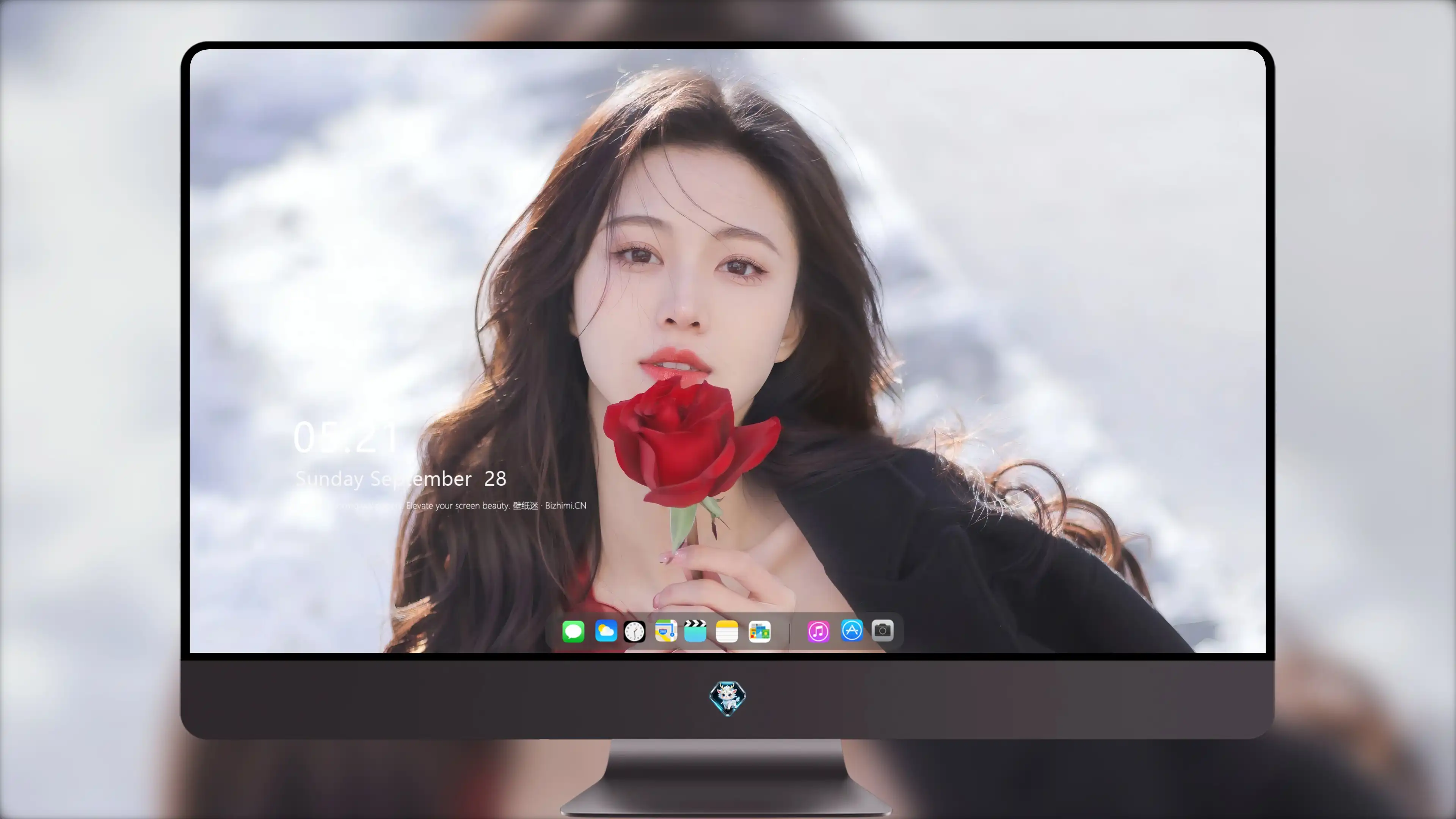 容貌绝美的 中国美女 面部特写摄影 4K高清图片 手机壁纸
