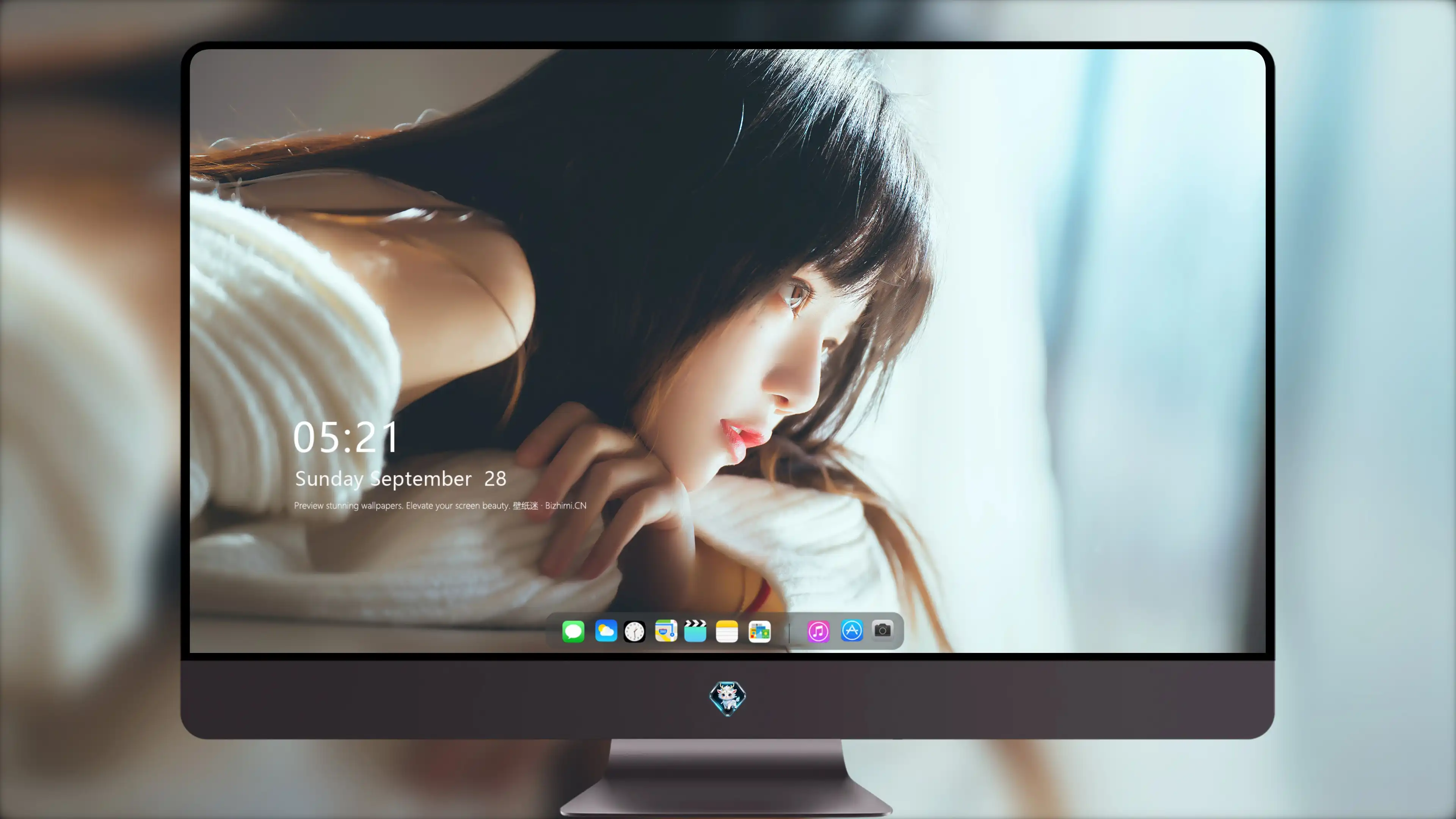 面容姣好的 中国佳人 面部高清摄影 4K极致清晰  PC屏保