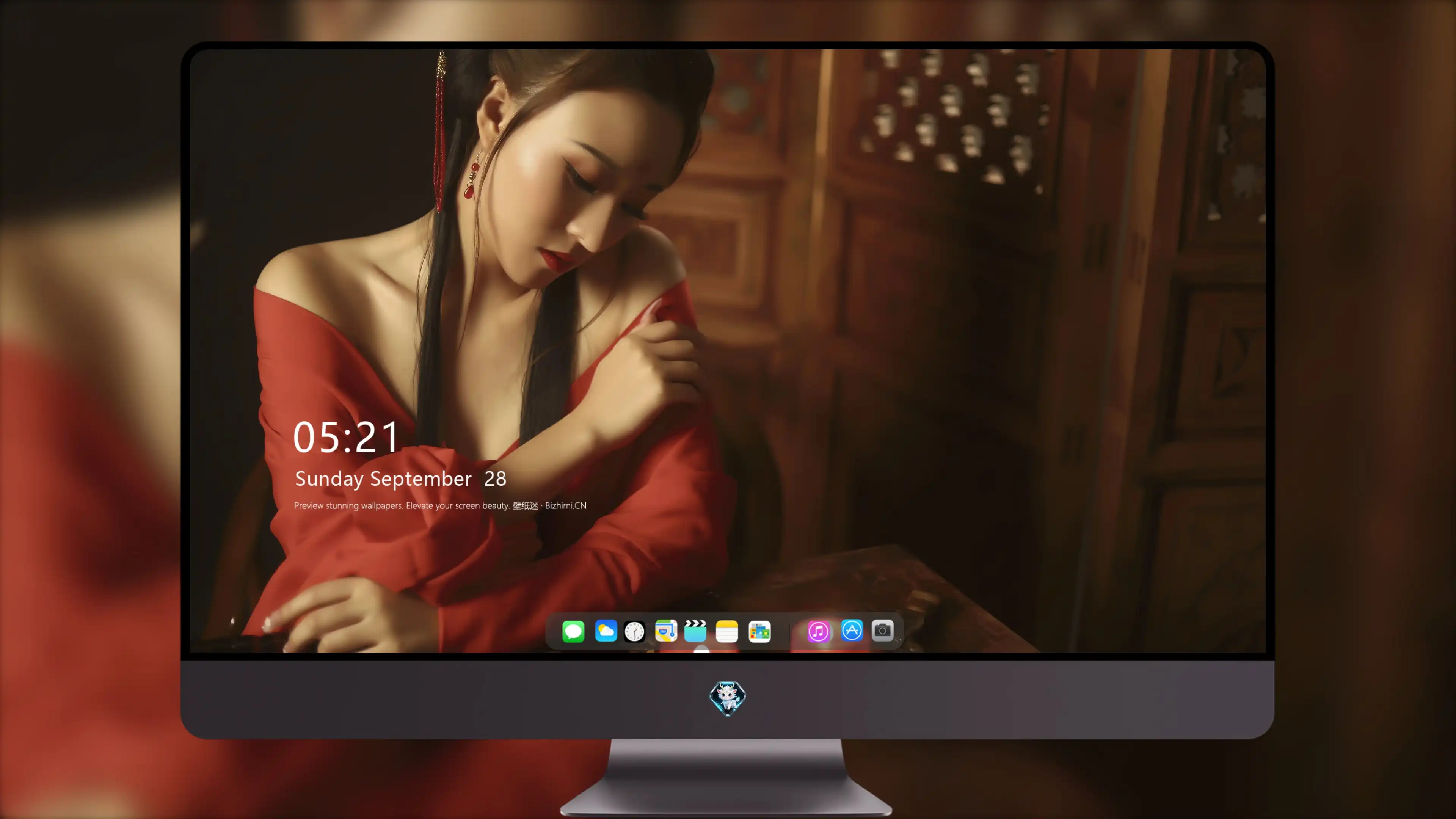 面容姣好的 中国佳人 面部高清摄影 4K极致清晰  PC屏保