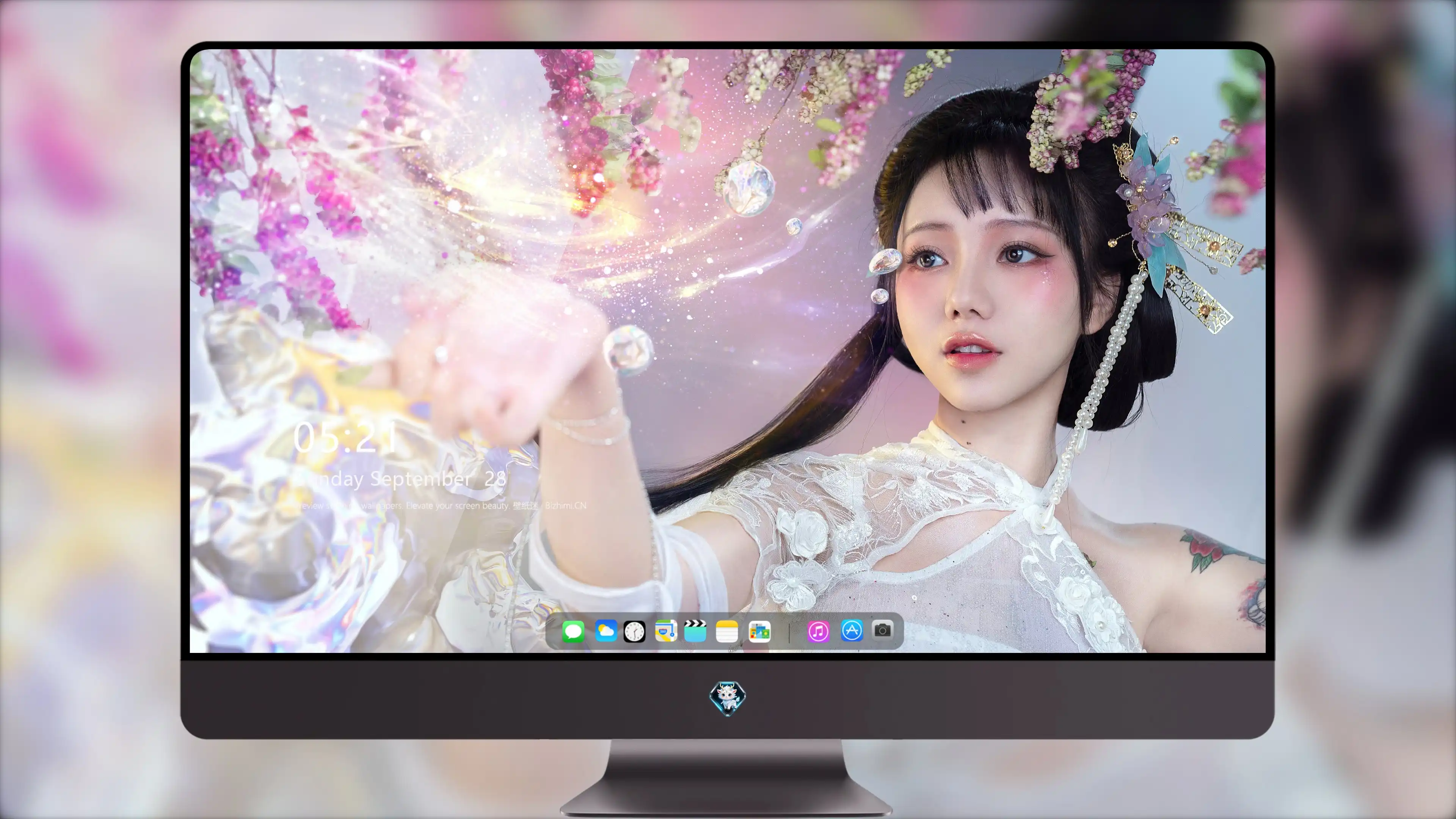 面容姣好的 中国佳人 面部高清摄影 4K极致清晰  PC屏保