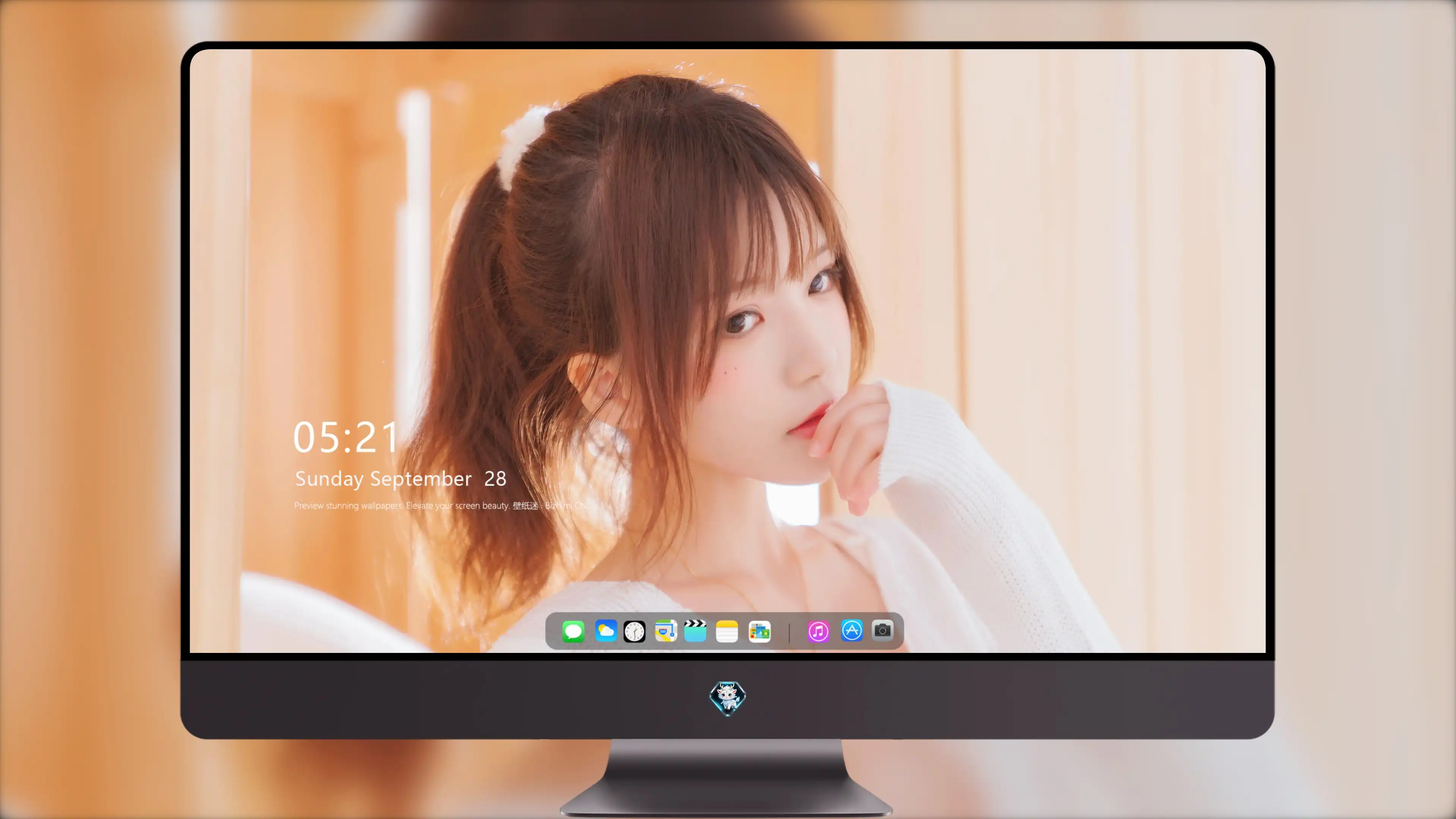 容貌绝美的 中国美女 面部特写摄影 4K高清图片 手机壁纸